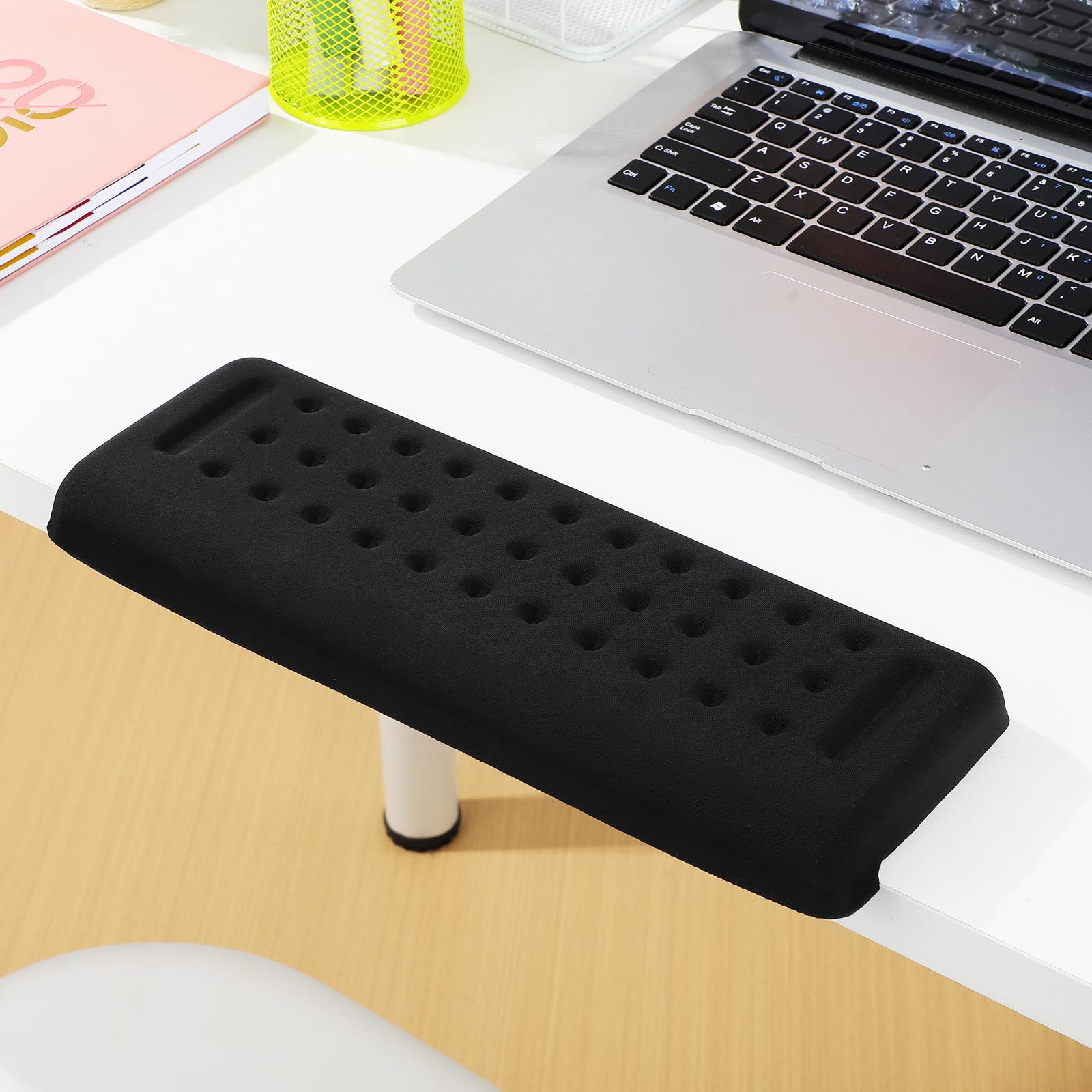 2 Pezzi Poggiapolsi da Scrivania Gaming a Due Pezzi in Memory Foam