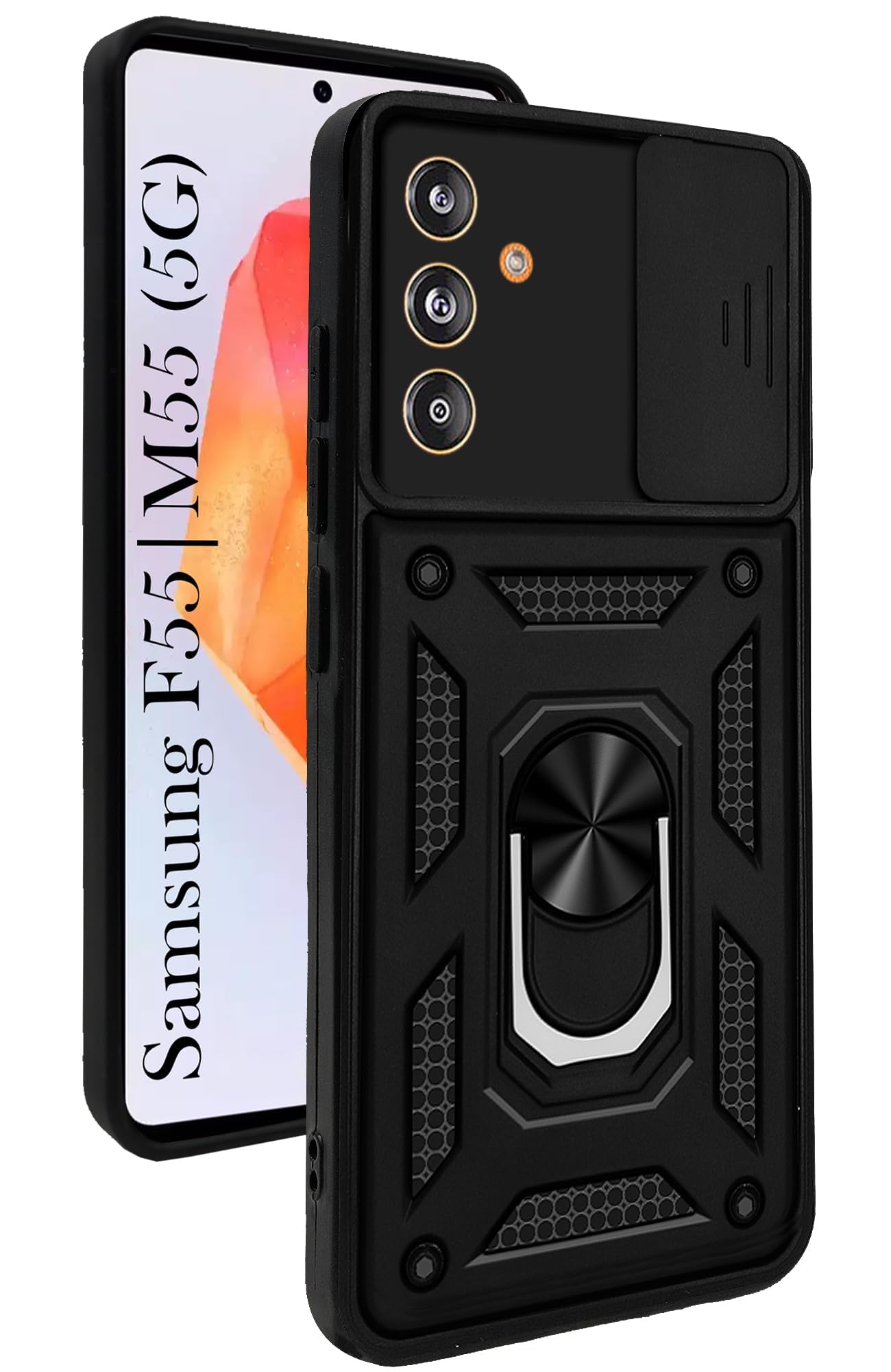Jkobi Back Case Cover for Samsung Galaxy M55 5G | F55 5G | M55s 5G (Hybrid Dual Armor Polycarbonate) (B0DCJZQ7G1) Amazon Price History, Amazon Price Tracker