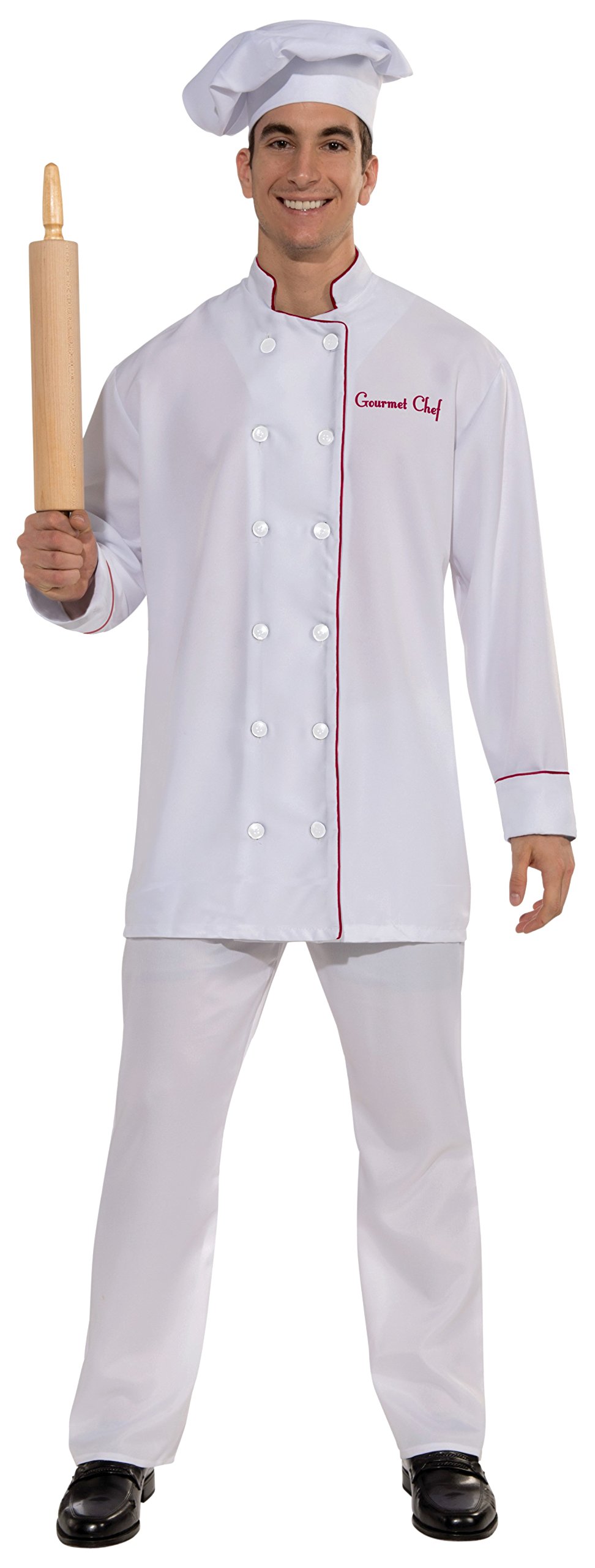 RubiesNovelties Men's Gourmet Chef Costume, White