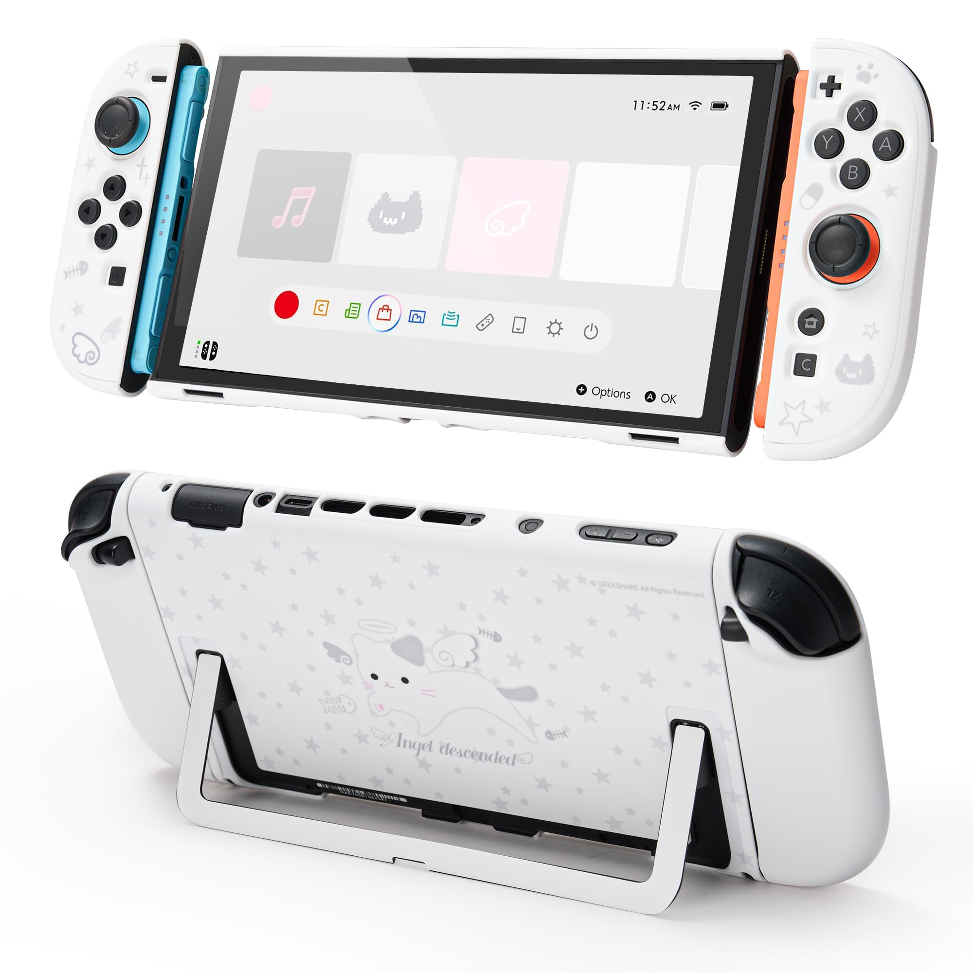 GeekShare Protective Shell Dockable Hard Case Compatible with Switch 2