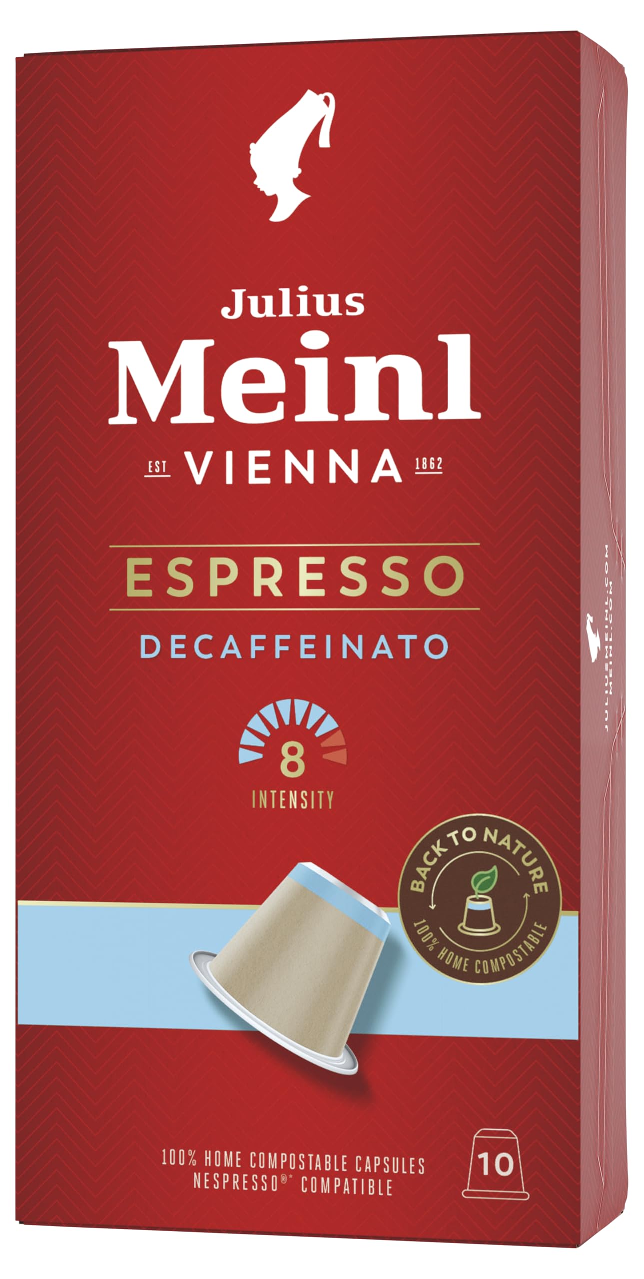 Julius Meinl Espresso Decaf Kafeinsiz Kapsül Kahve 10 Adet Biodegradable