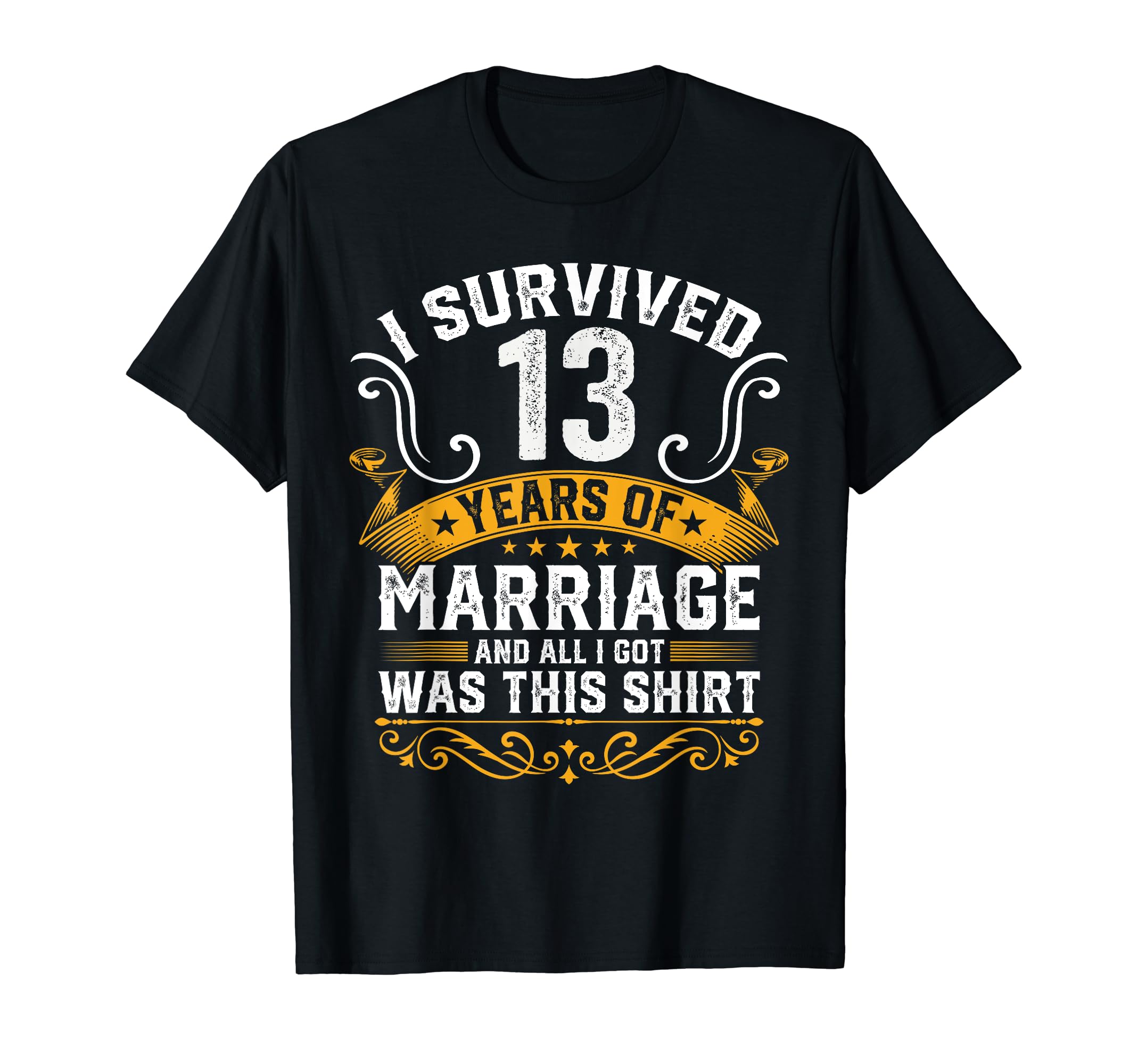 Wedding Anniversary Gifts Epic Husband Wife Co.13th Wedding Anniversary shirt Couples Husband Wife 13 Years T-Shirt