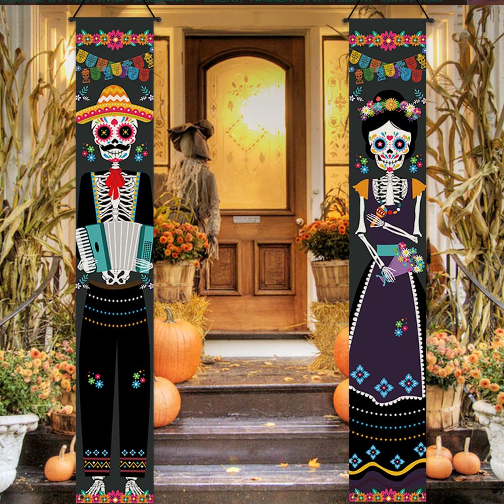 Le Jour Des Morts Bannière Rétro A5 Dia De Los Muertos Flyer Vectoriel Carte De Gm1435402301 476756565