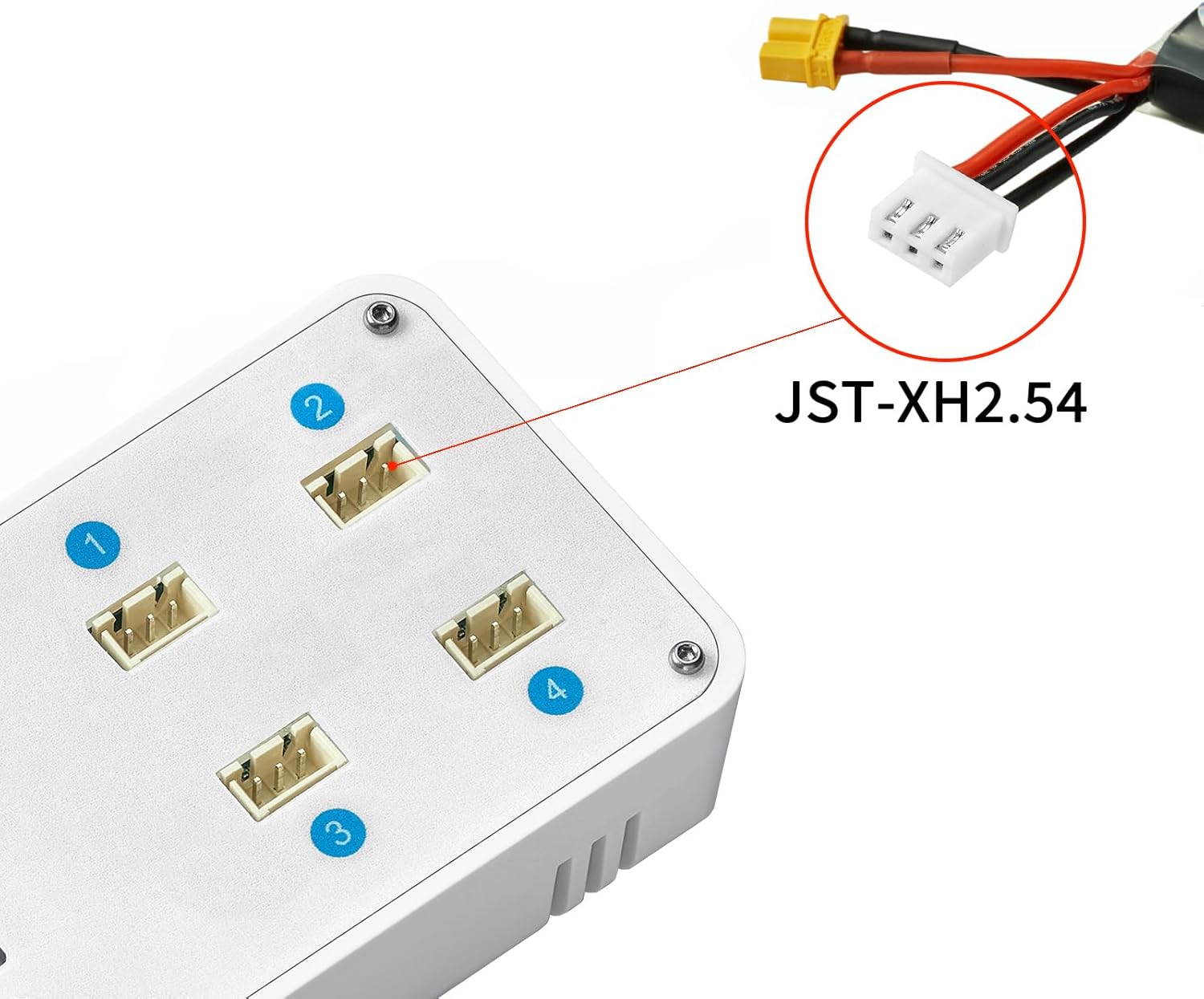 SoloGood VIFLY ToothStor 4 Port 2S Balance Charger with Storage Mode for RC FPV Freestyle Cinewhoop Drone DIY Parts