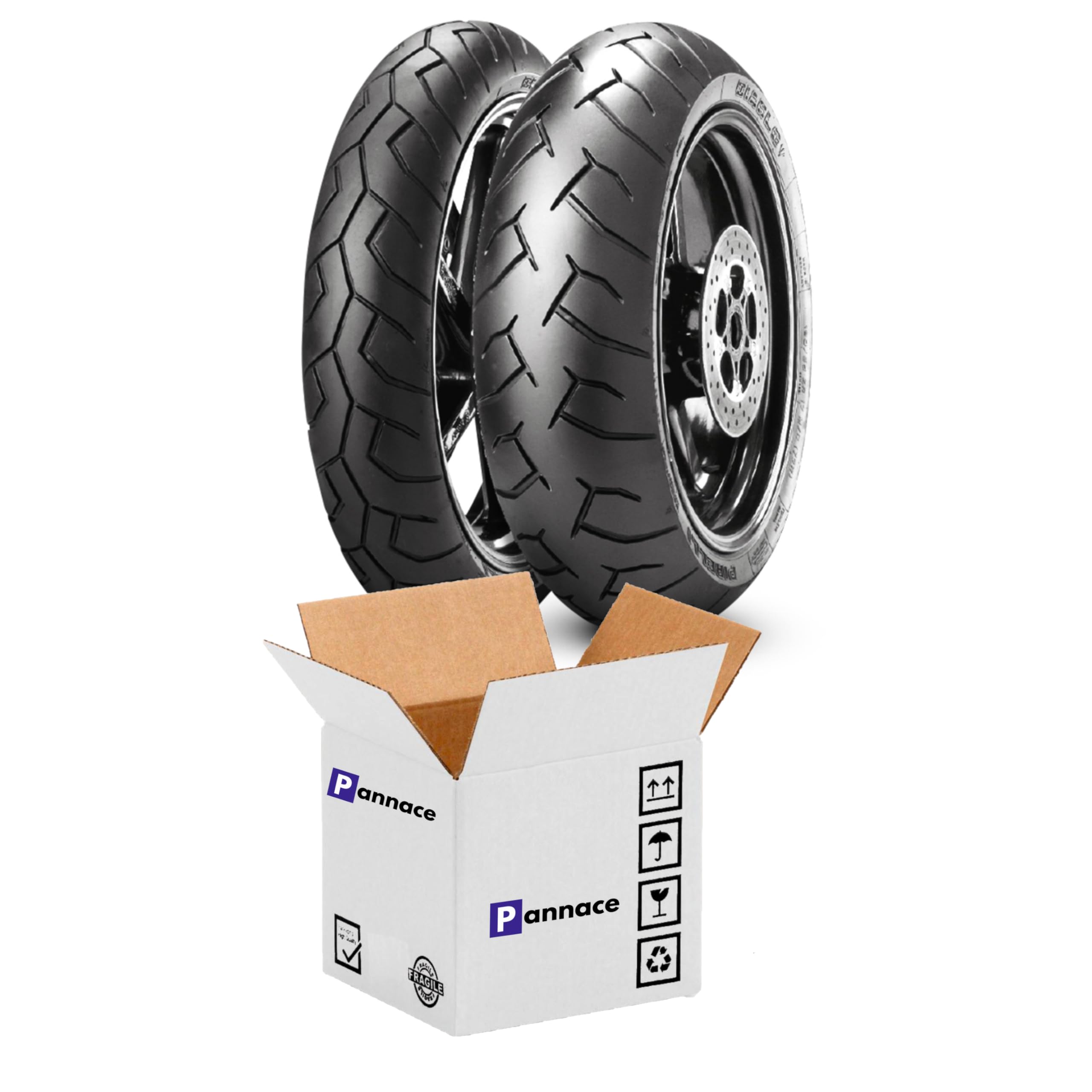 Pneumatici in Coppia 180/55 ZR 17 con 120/70 ZR 17 | DIABLO