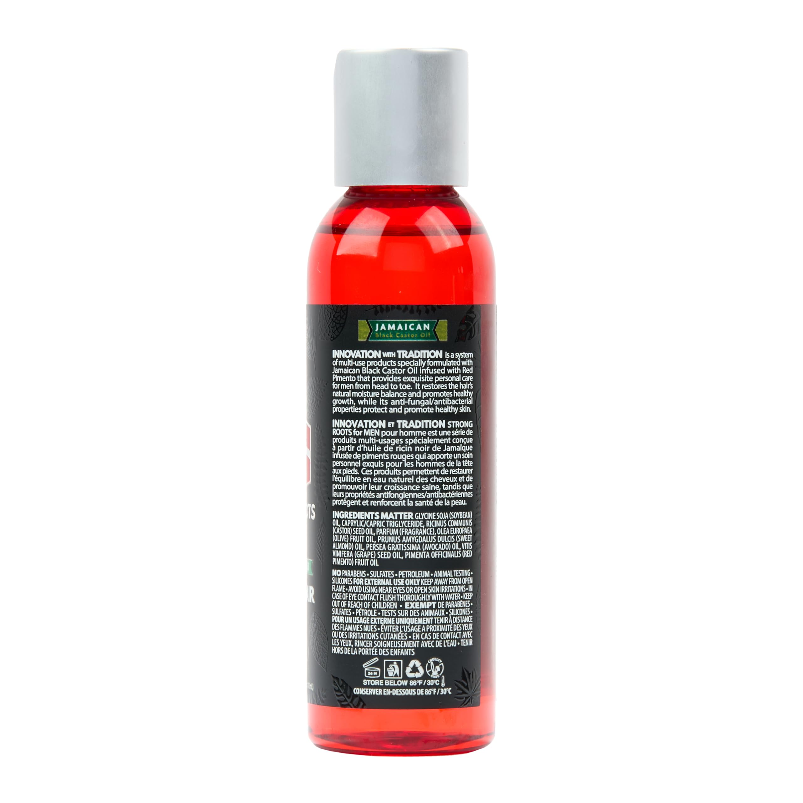 Strong Roots Men Beard + Hair Oil, for Grooming Moisturizing Conditioner Softens and Promotes Beard Growth, Itch Relief - Image 2