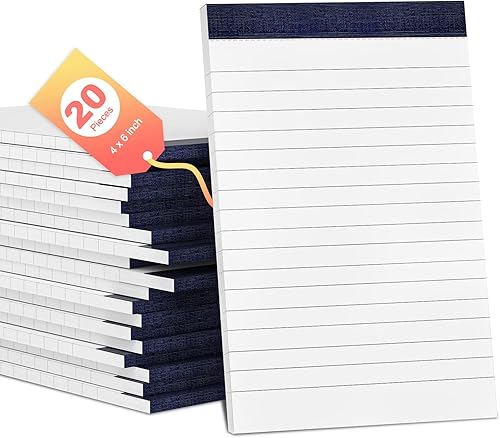 Miniatura 11 de Bloc de notas amarillos de 3 x 5 pulgadas, bloc de notas pequeños de 3 x 5, cuadernos pequeños de 3 x 5, bloc de notas forrados de 3 x 5, 10 blocs