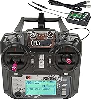 Vista 1 de FS-i6X Transmisor y receptor RC FS-iA6B iBus 10 canales o PWM 6CH 2.4GHz Fly AFHDS2A Sky Radio Control System para FPV Drone Multirotor, ala fija