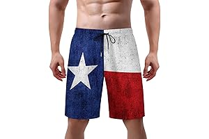 USA Flag Swim Trunks