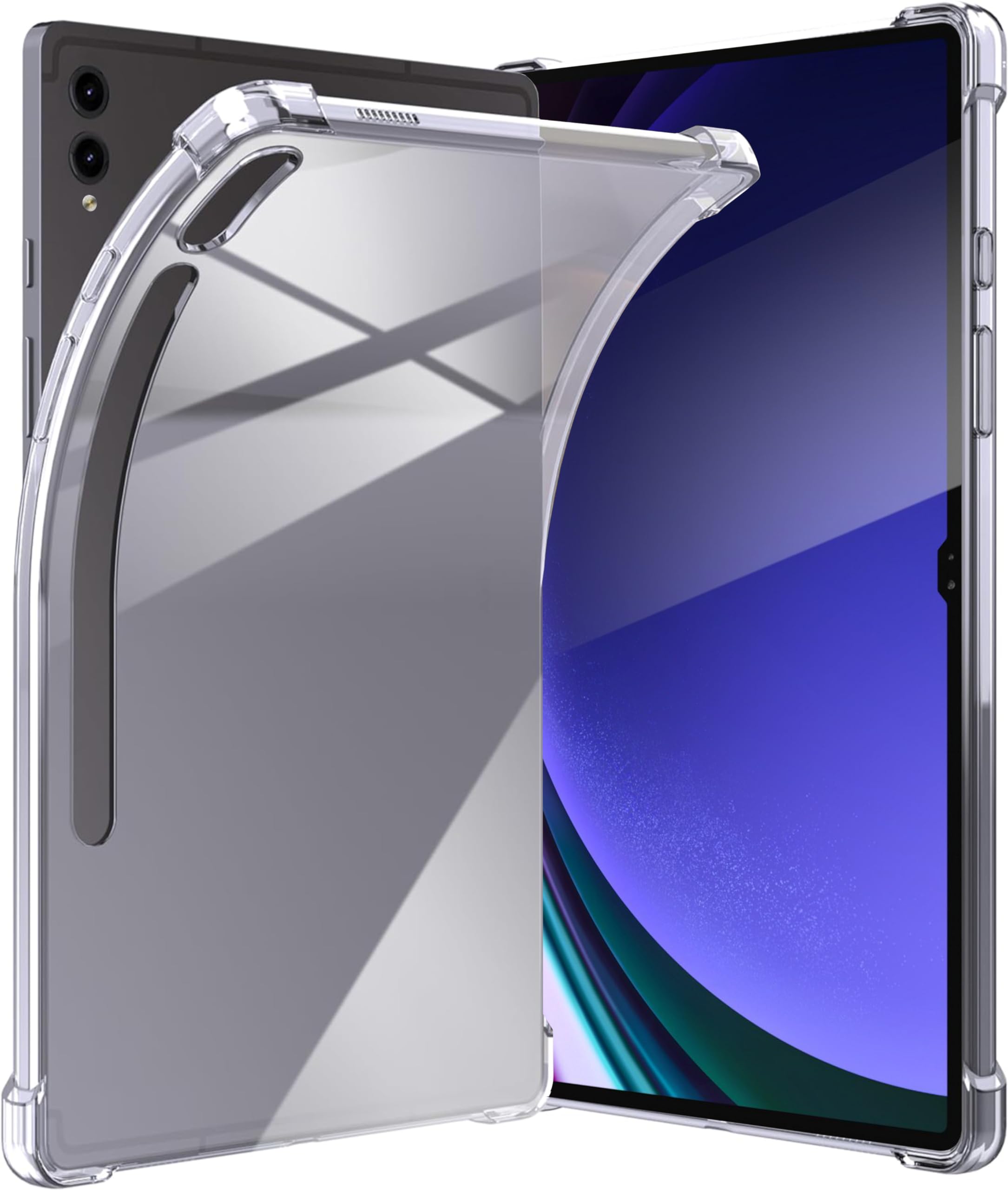 TGK Transparent Back Cover for Samsung Galaxy Tab S9 Ultra 14.6 inch Case