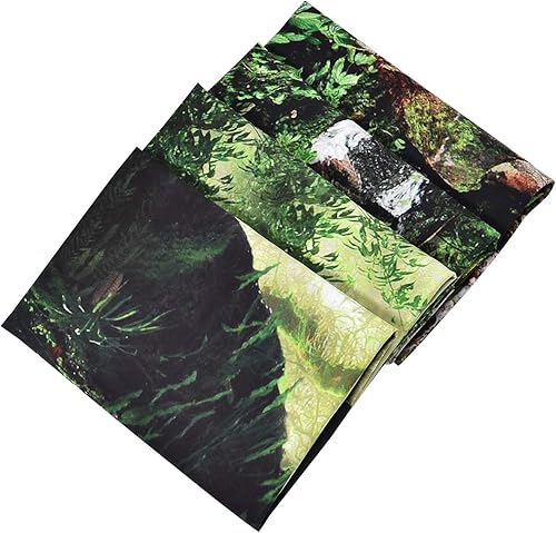 Miniatura 6 de Sevenstars Tapiz de paisaje de selva tropical para colgar en la pared, tapiz de bosque verde, tapiz de árboles de carretera, tapiz de paisaje