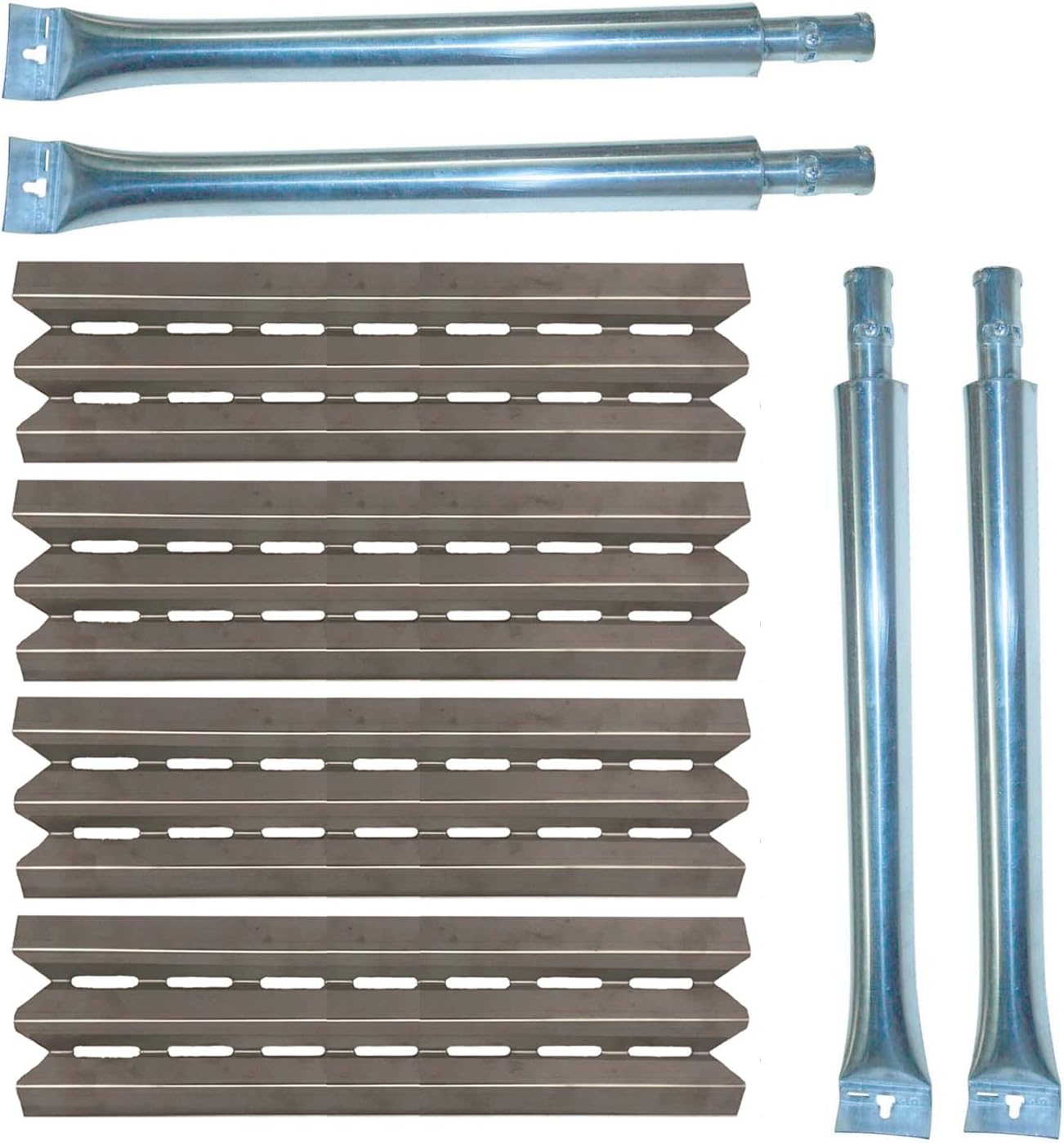 SN6021 (4-Pack) SA1081 (4-Pack) 15.875 inch Stainless Steel Heat Plate and Burner for Huntington 6020-54 6020-57 6020-64 6123-64 Broil King 9625-84, 9625-87, 9635-84 Baron 320, 340, 420, 440
