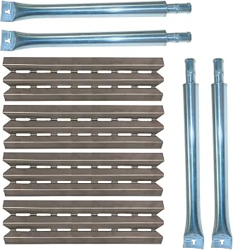 SN6021 4-Pack SA1081 4-Pack 15.875 inch Stainless Steel Heat Plate and Burner for Huntington 6020-54 6020-57 6020-64 6123-64 Broil King 9625-84, 9625-87, 9635-84 Baron 320, 340, 420, 440