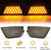 Vista 3 de Luz de Señal Lateral de Parachoques Frontal para Chevy Cruze 2011 2012 2013 2014 2015 Certificado DOT GM2551198N 42334144 42334145