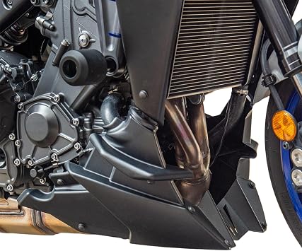 Motorcycle Engine Guard Belly Pan Spoiler Lower Fairing Fits for MT09 MT-09 SP Tracer 9/GT 2021 2022 2023 2024 2025 ABS Bellypan Body Frame Panel Kit Cowling Protector Matte Black