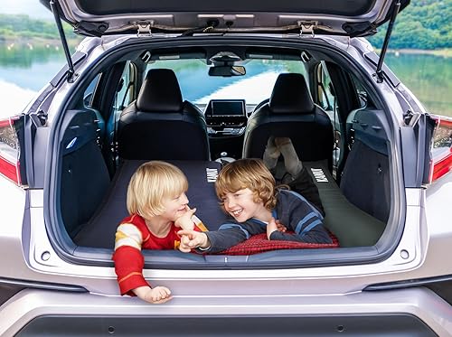 Miniatura 8 de KAMUI Almohadilla de dormir autoinflable, almohadilla de camping de 2 pulgadas de grosor, conectable con múltiples alfombrillas para tienda de