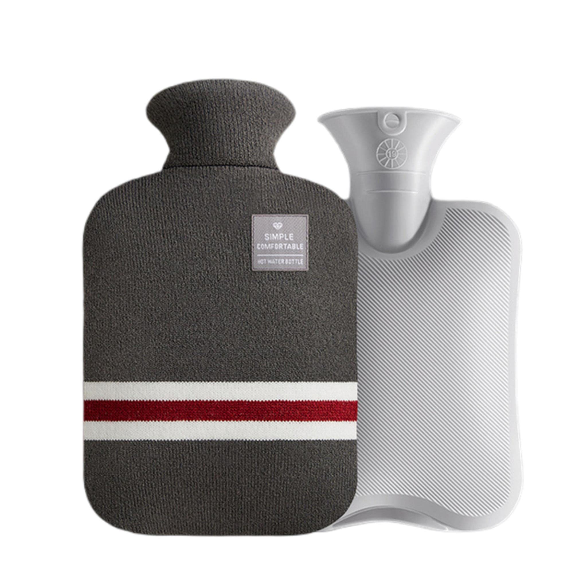 Coussin chauffant d'eau d'hiver 1000ml et bouillotte pour main chaude