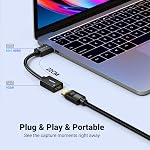 UGREEN Mini HDMI Adapter to HDMI Female Cable Adapter 4K Compatible for Raspberry Pi Zero W, 2 W, DSLR Camera, Camcorder, Graphics Video Card, Laptop, Pico Projector, Tablet, 8 Inch