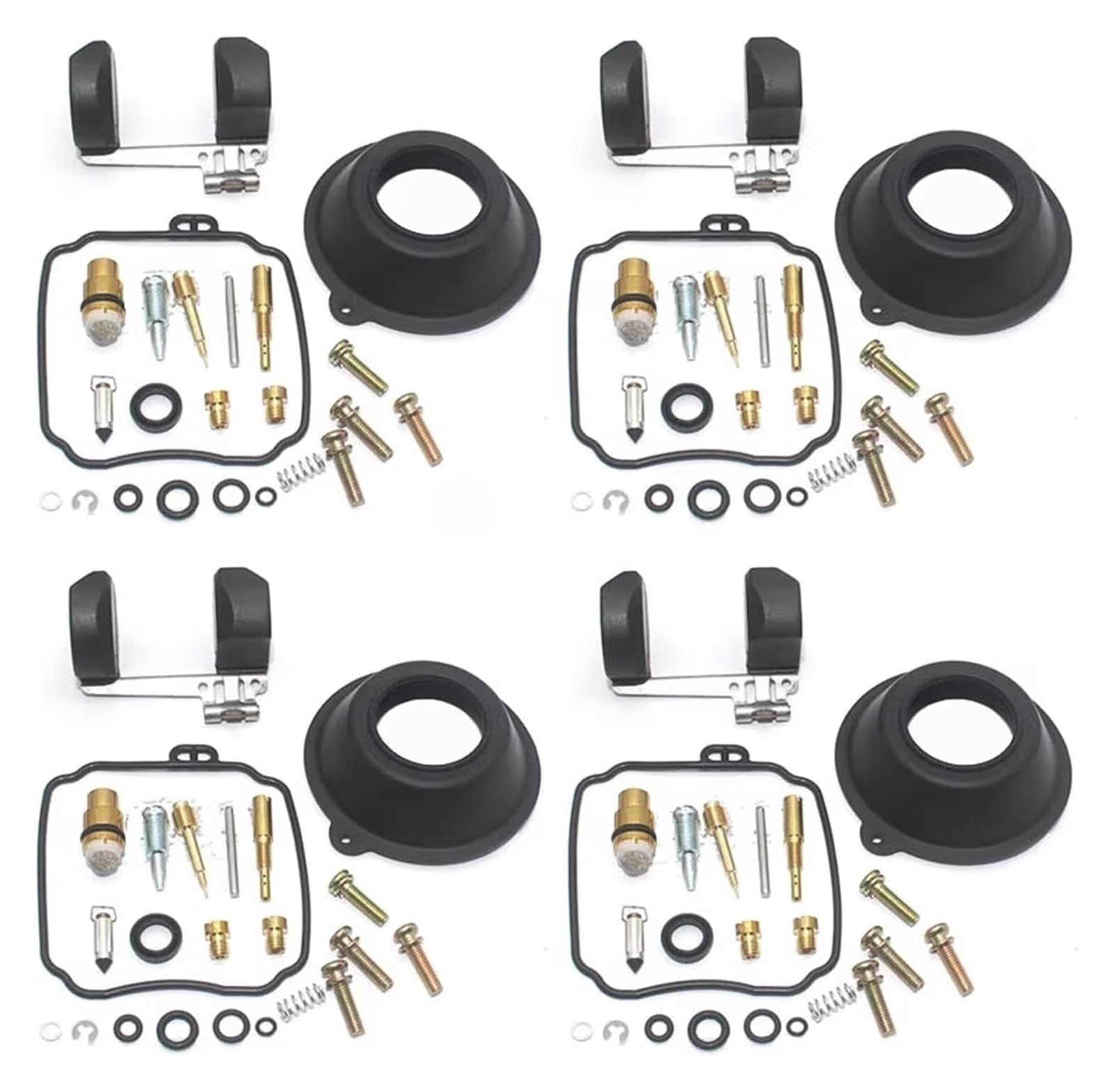Vergaser Reparatursatz Düsen Für XVZ1300 XVZ13 XVZ 1300 13 Für Royal Star Venture Motorrad Nadel Ventil Sitz Membran Schwimmer Vergaser Reparatur Kit(4 Repair diaphragm)
