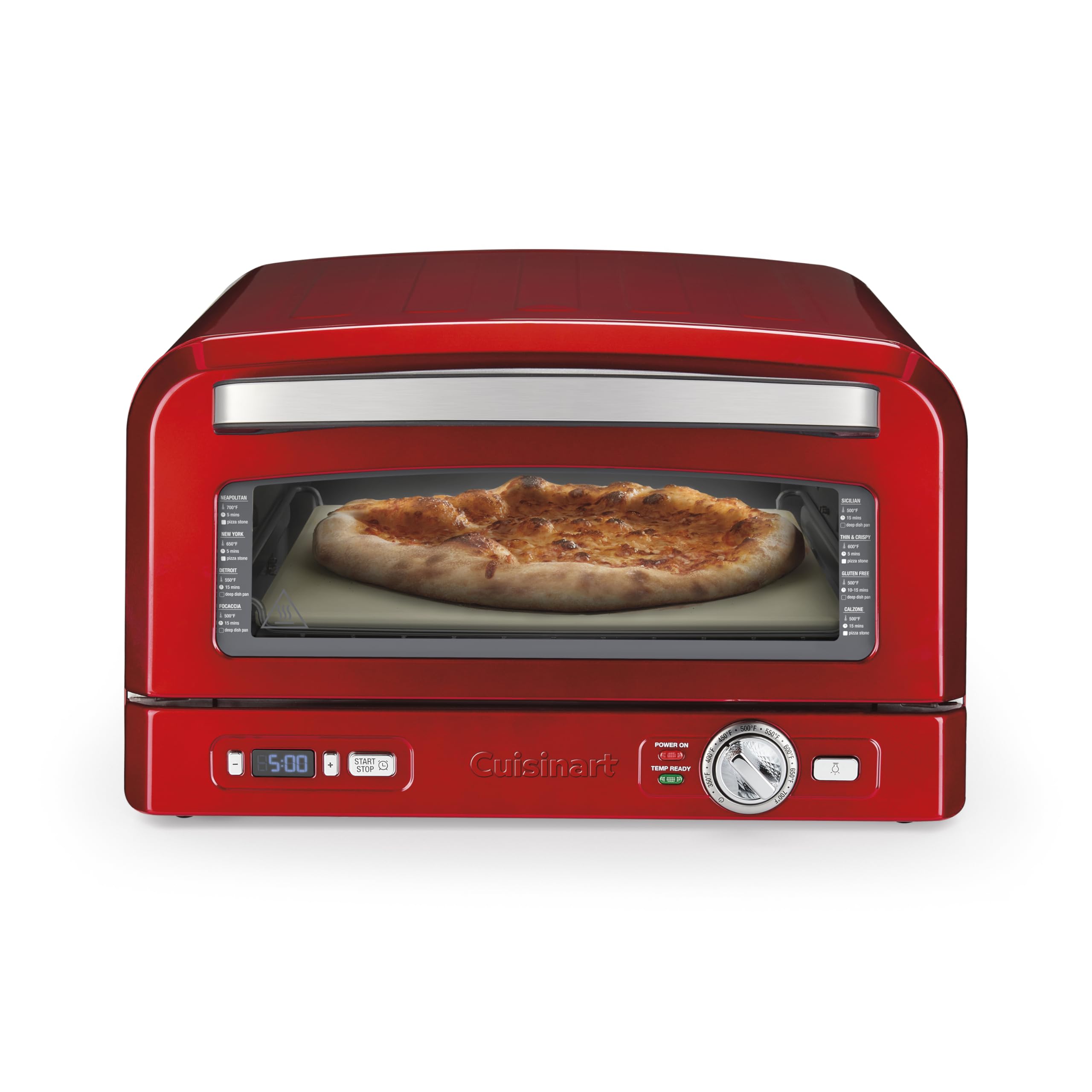 Amazon.com: Cuisinart Indoor Pizza Oven – Bake 12” Pizzas in