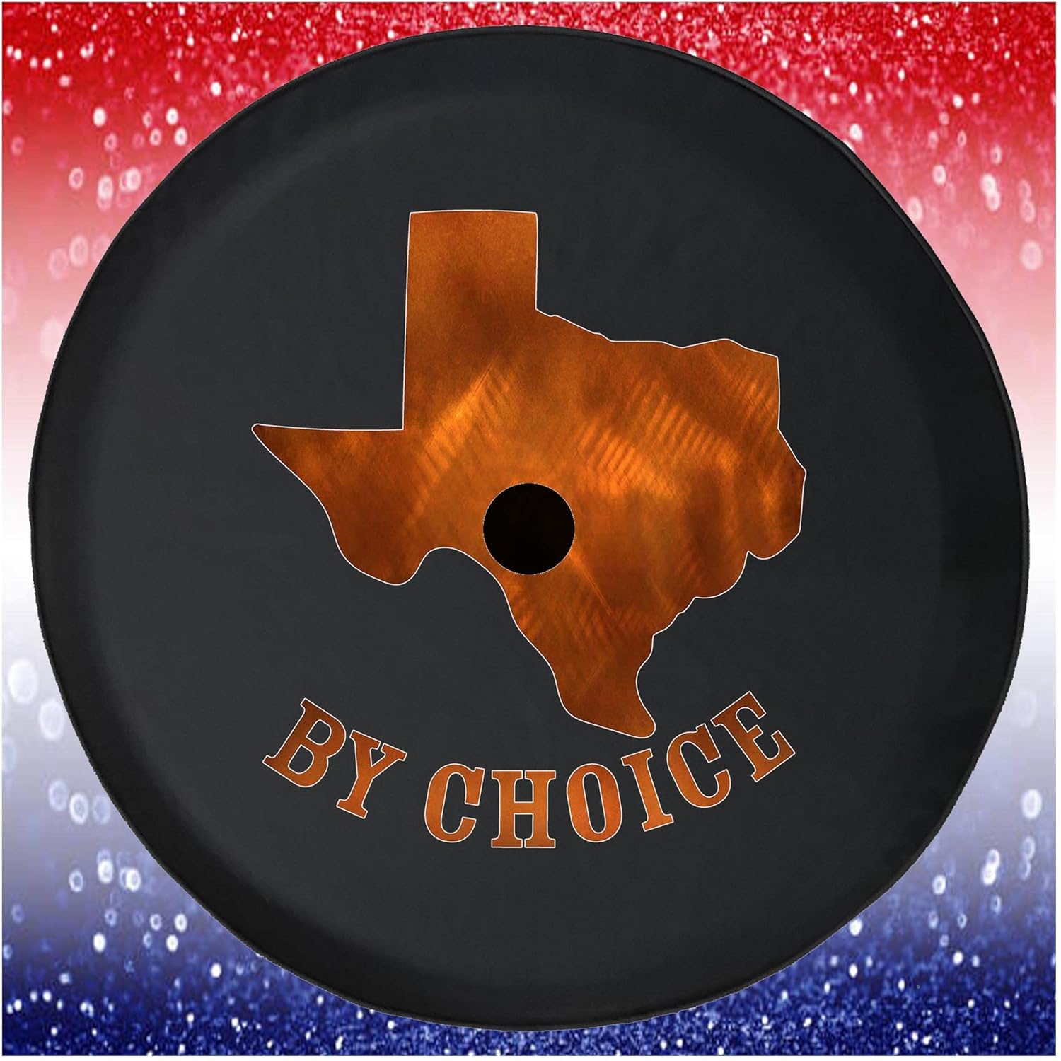 Spare Tire Cover Texas by Choice Black Accessories for Trailers Trucks SUVs RV Campers 28-29 Inch