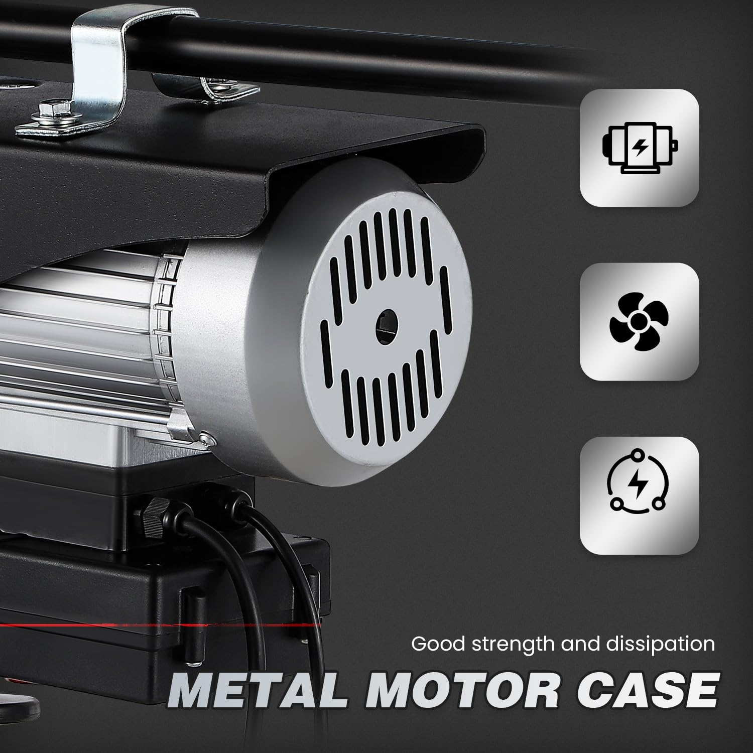 Mxmoonant Paranco elettrico di tipo rapido, 300/600 libbre, 10/20m/min, altezza di sollevamento 10/20m, controllo wireless e cablato, 1600W