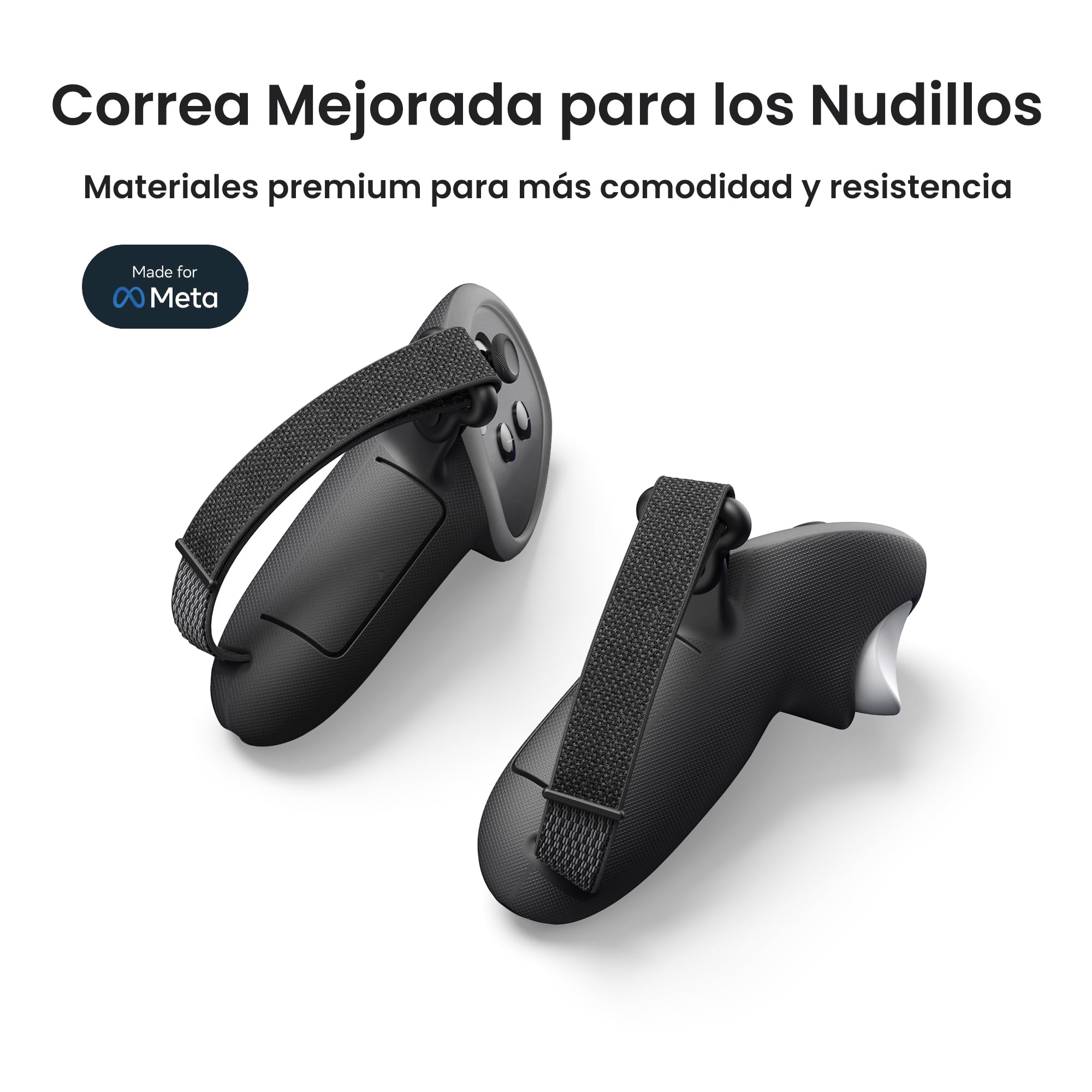 KIWI design G4 Pro Empuñaduras de Controlador Compatibles con Meta Quest 3/3S, Acreditadas por Meta
