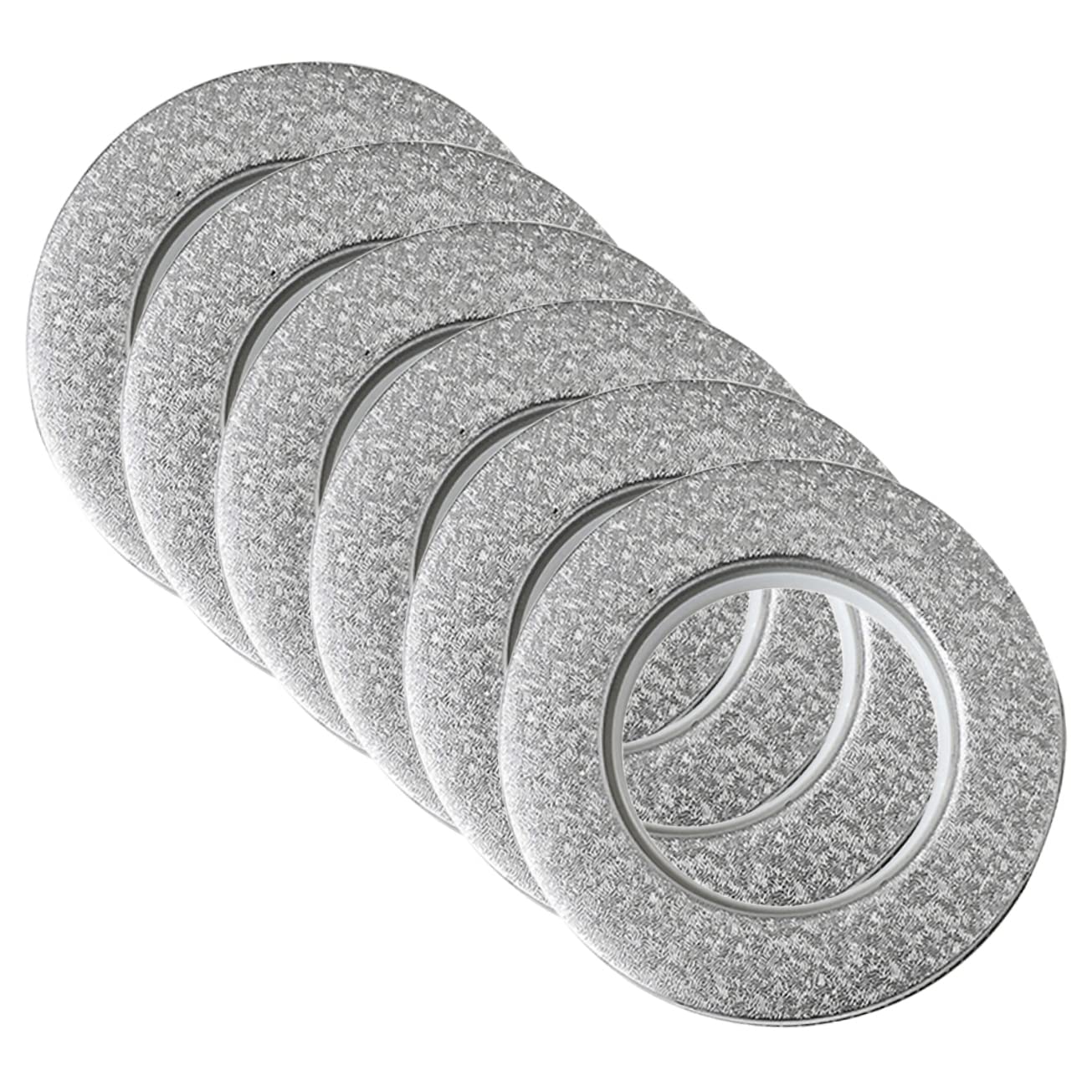 Alipis 30pièces Anneaux De Rideau Plastique Oeillets pour Rideaux Et Accessoires De Décoration Installation Facile sans Outils Compatible avec Et Fenêtres