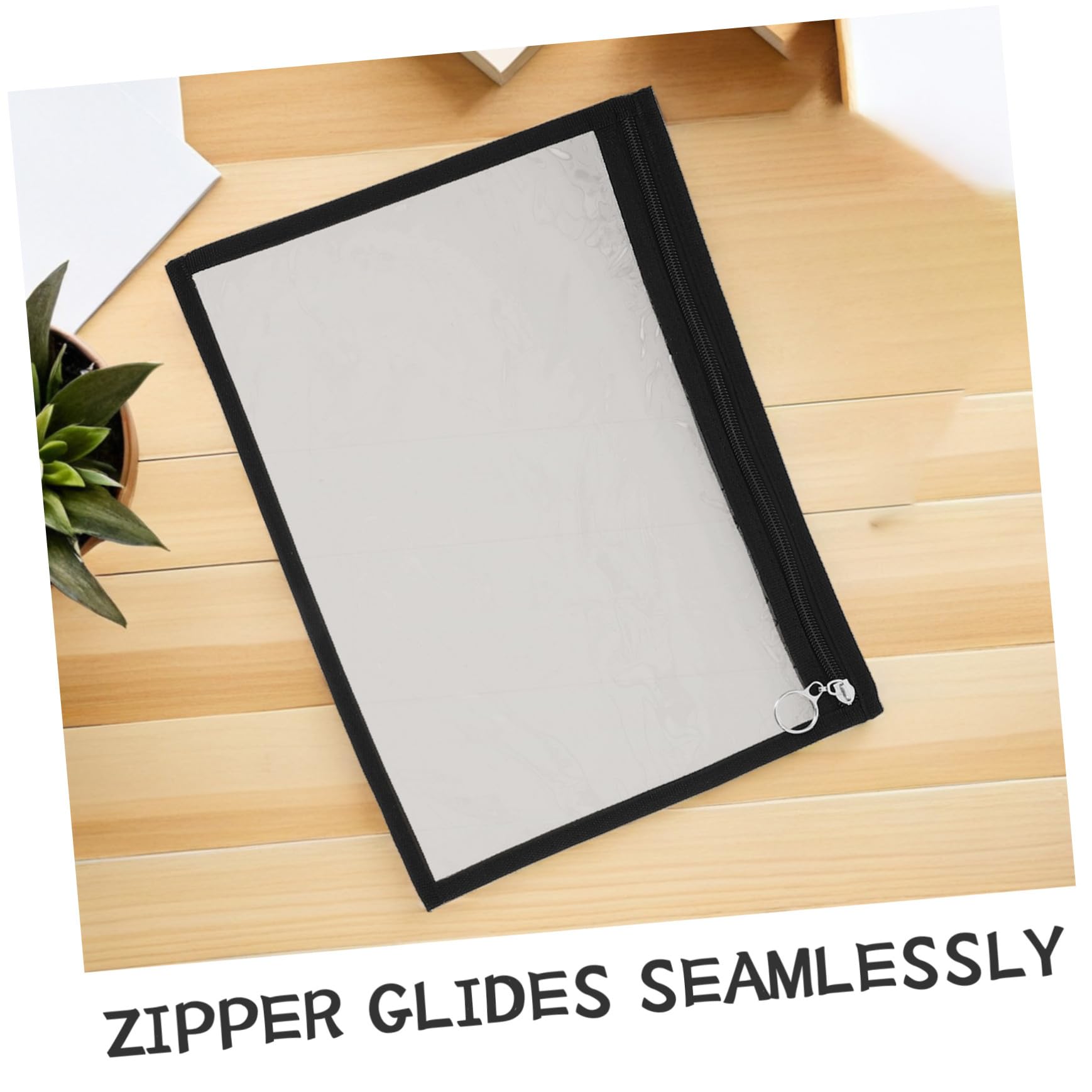 jojofuny 12stücke Durchsichtige Reißverschlusstasche Aus Pvc Transparente Dokumententasche Mit Reißverschluss Organizer-tasche Für Schreibwaren Make-up Oder Reisebedarf Und Robust Kompakte