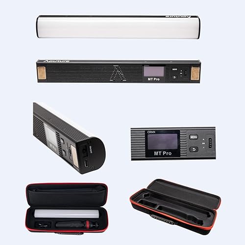 Miniatura 7 de Aputure MT Pro RGB Light Wand Stick 7.5W CCT de 2000K -10000K Salida Pixel-Mappable RGBWW Mini LED Tubo Luz Soporte Sidus Link Bluetooth App Control