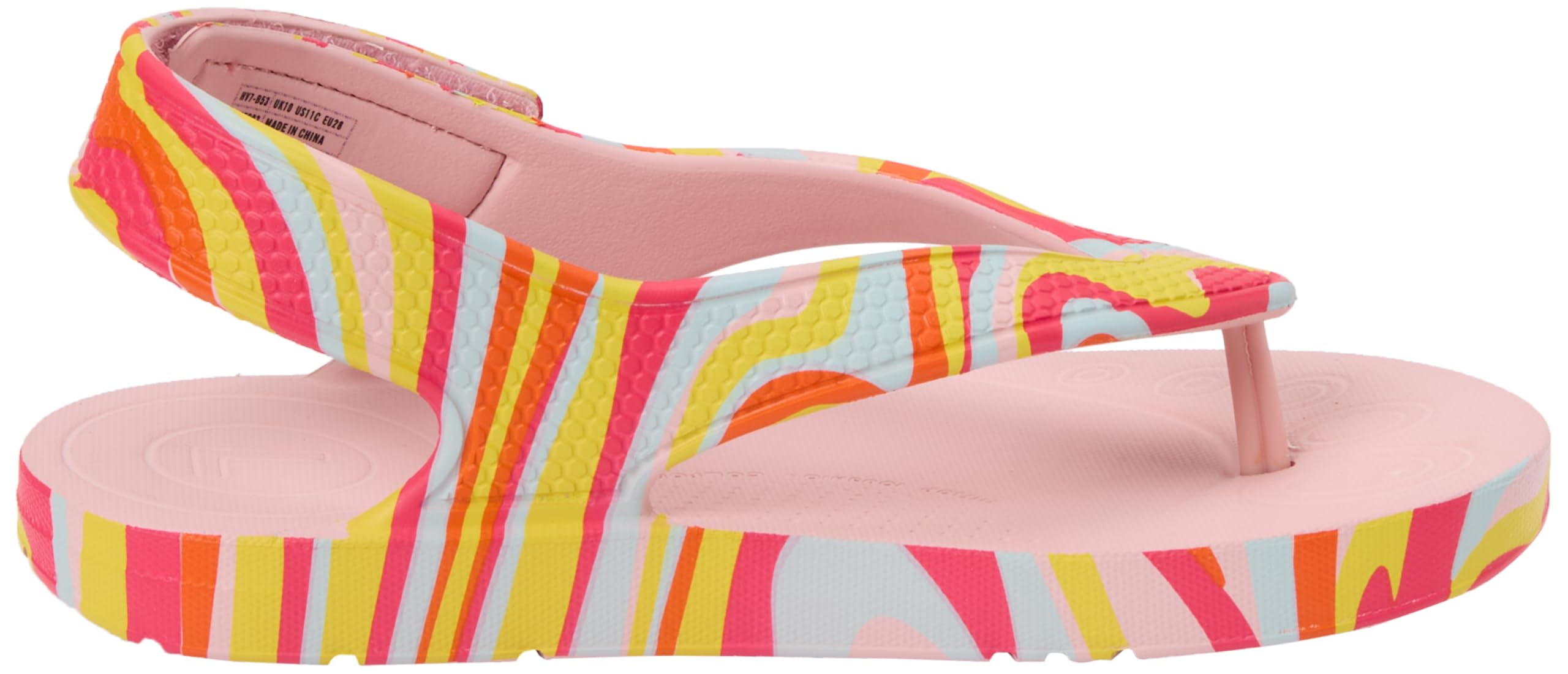 Fitflop Iqushion Kids Toddler Swirly Ergonomic Flip-Flops, Sandali Unisex-Bambini e Ragazzi