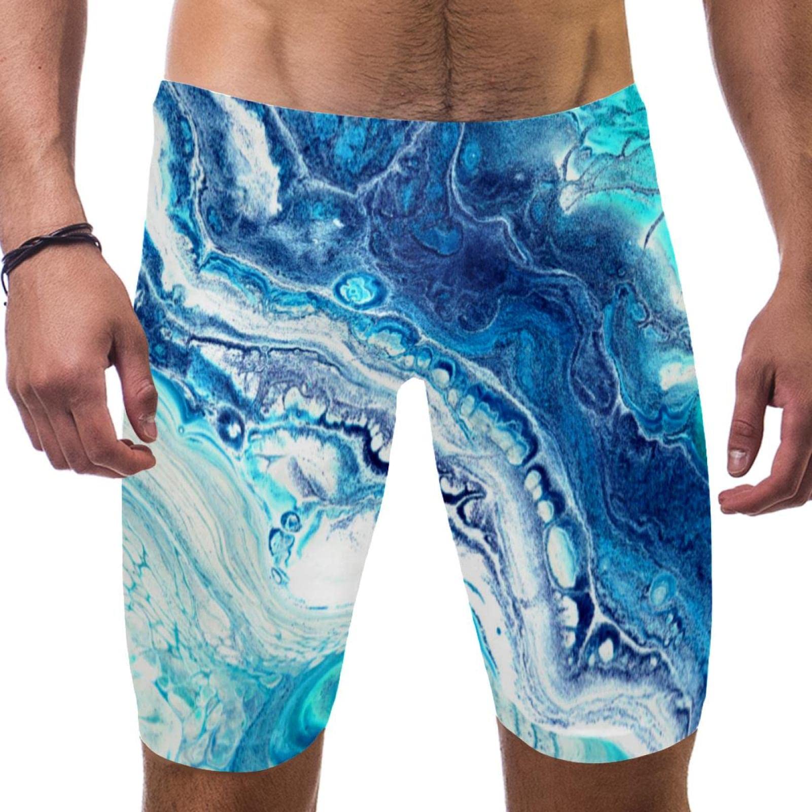 Bañador de competición multicolor tipo piernas cuadradas 7