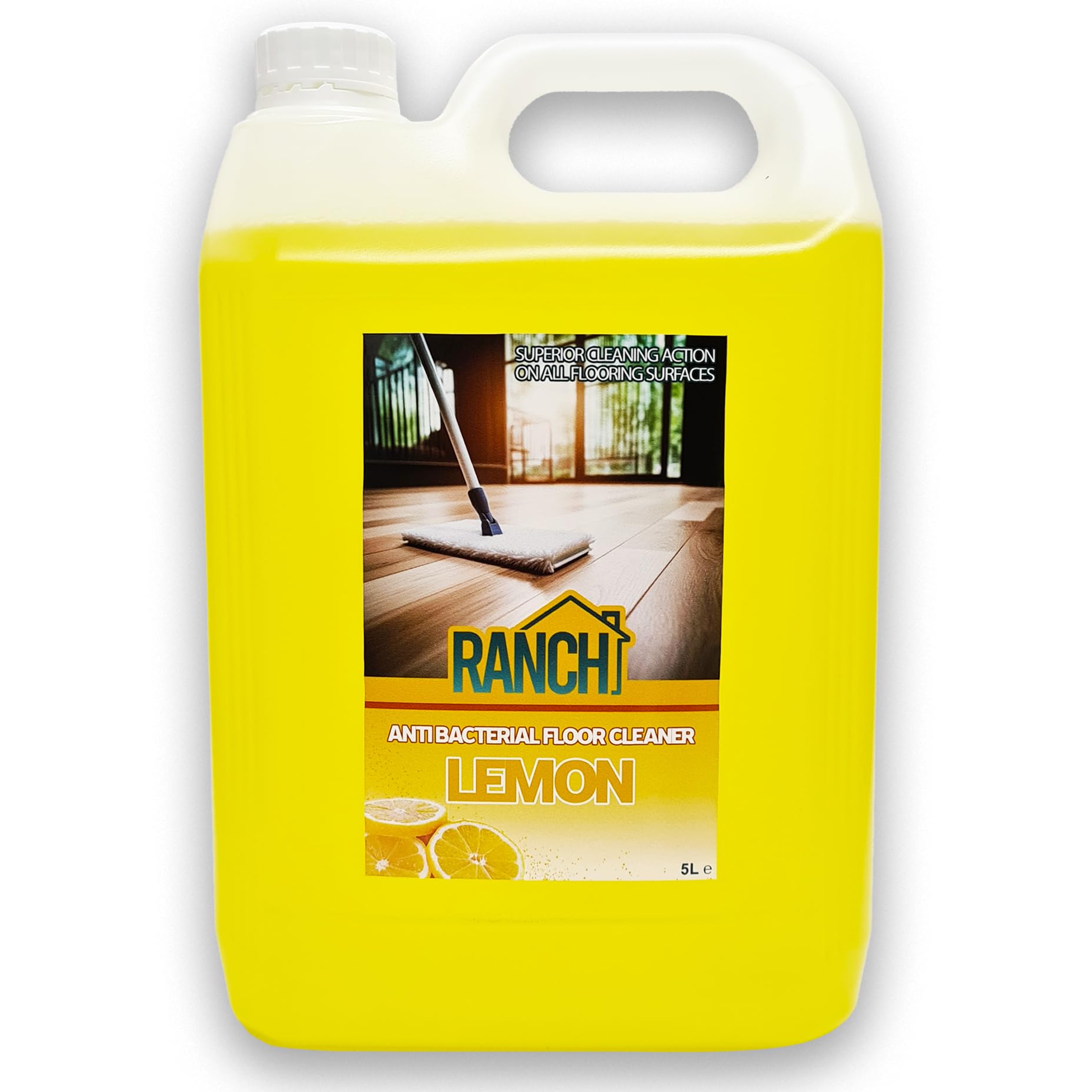 Ranch Antibacterial Floor Cleaner, Wood Floor Cleaner Liquid Laminate 5L