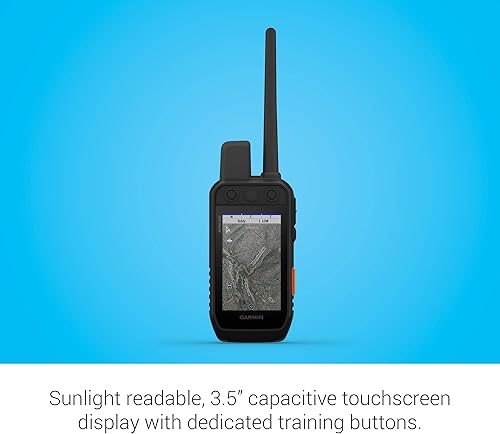 Miniatura 3 de Garmin Alpha 200i Dog Tracking de mano, utiliza la tecnología inReach, pantalla táctil de 3.6" legible por la luz solar (010-02230-50), color negro