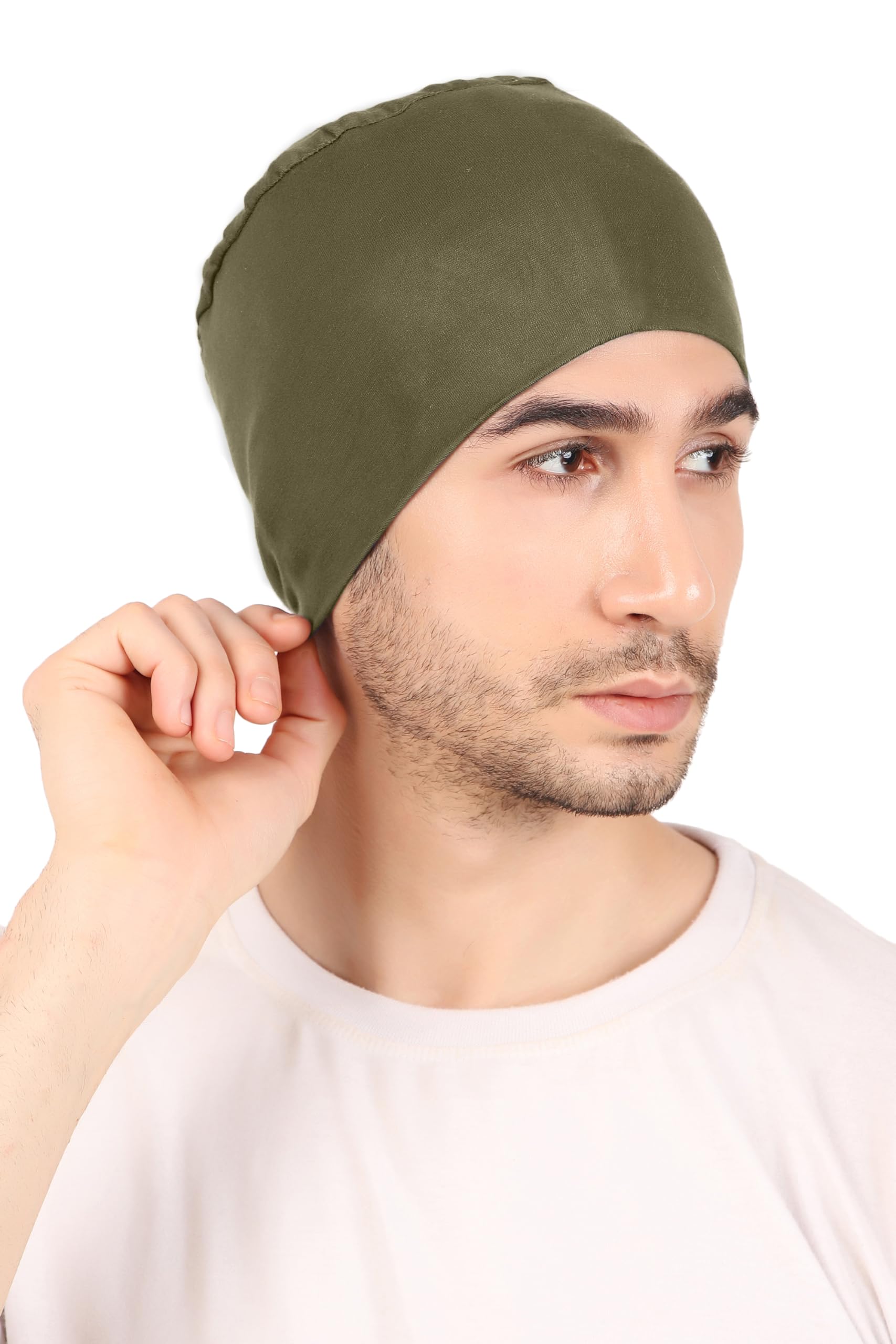 MRD DESIGNER HUB Men’s Bamboo Viscose Under Helmet Cap Multipurpose Skull Cap Sport Hair Cover Cap