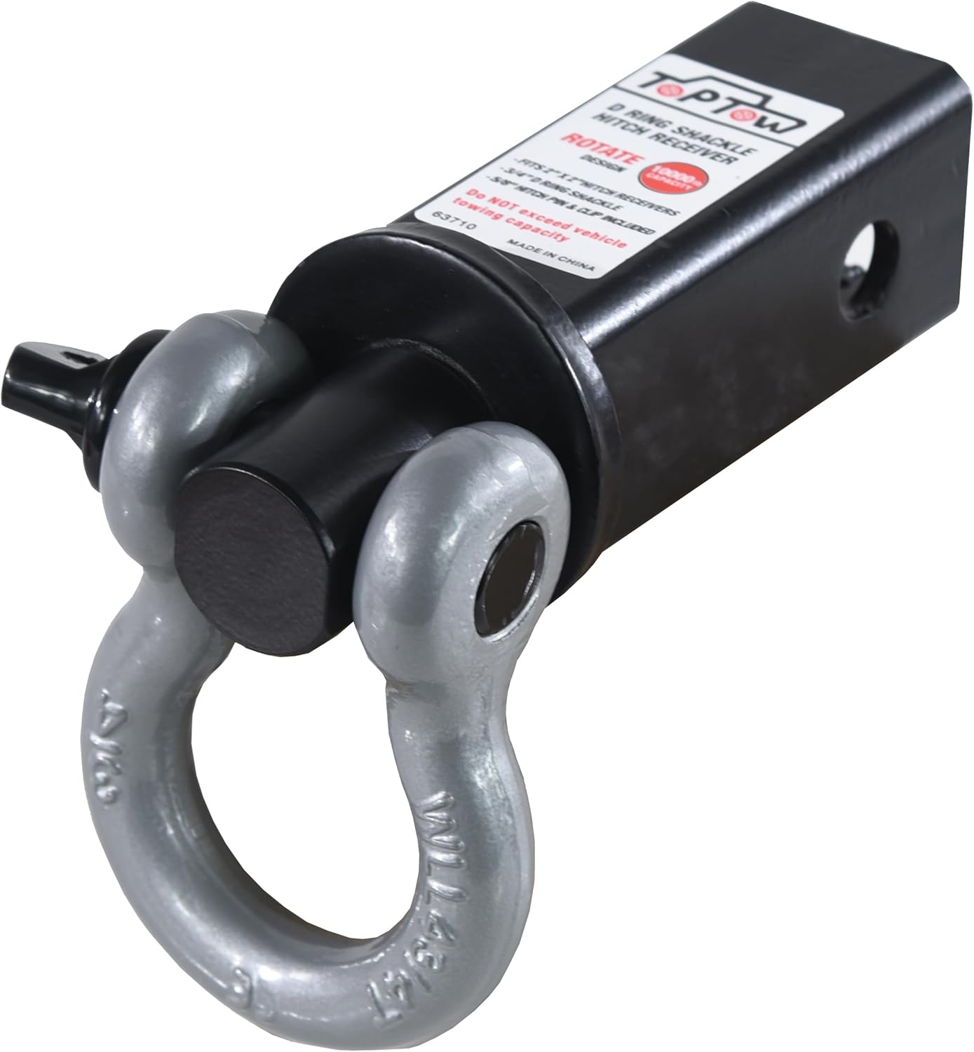TOPTOW Trailer Recovery Shackle Tow Hitch (Capacity