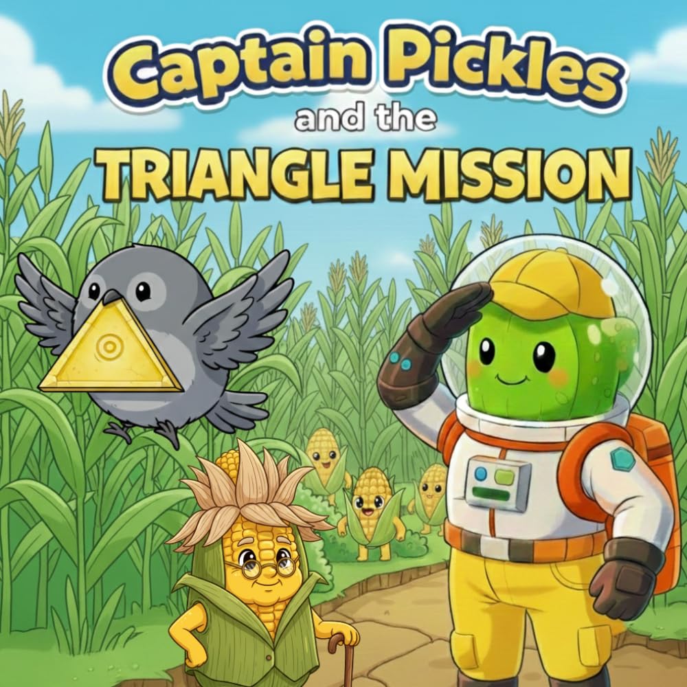 Captain Pickles and the Triangle Mission: A Fun Triangle Shape Adventure Workbook for Toddlers and Preschool Kids | Learn to Recognize, Trace, Draw, ... Fun (Captain Pickles Shape Training Missions)