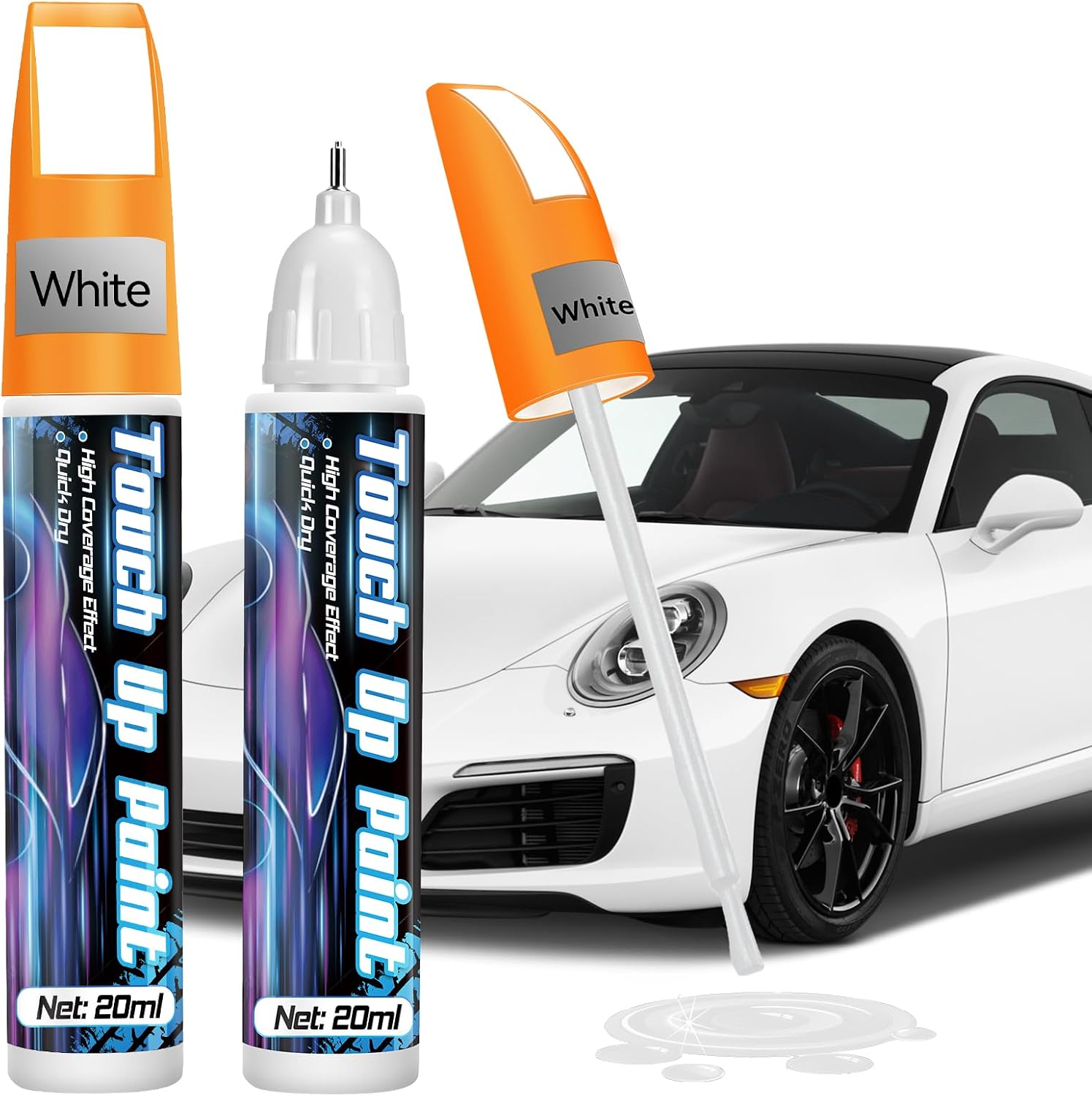 Stylo Retouche Peinture Voiture - 2 Unités