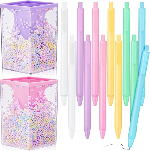 Miniatura 1 de 14 soportes para bolígrafos de burbujas para niños, bonitos bolígrafos estilo macarrón, bolígrafos de tinta de gel, soporte para lápices Kawaii,