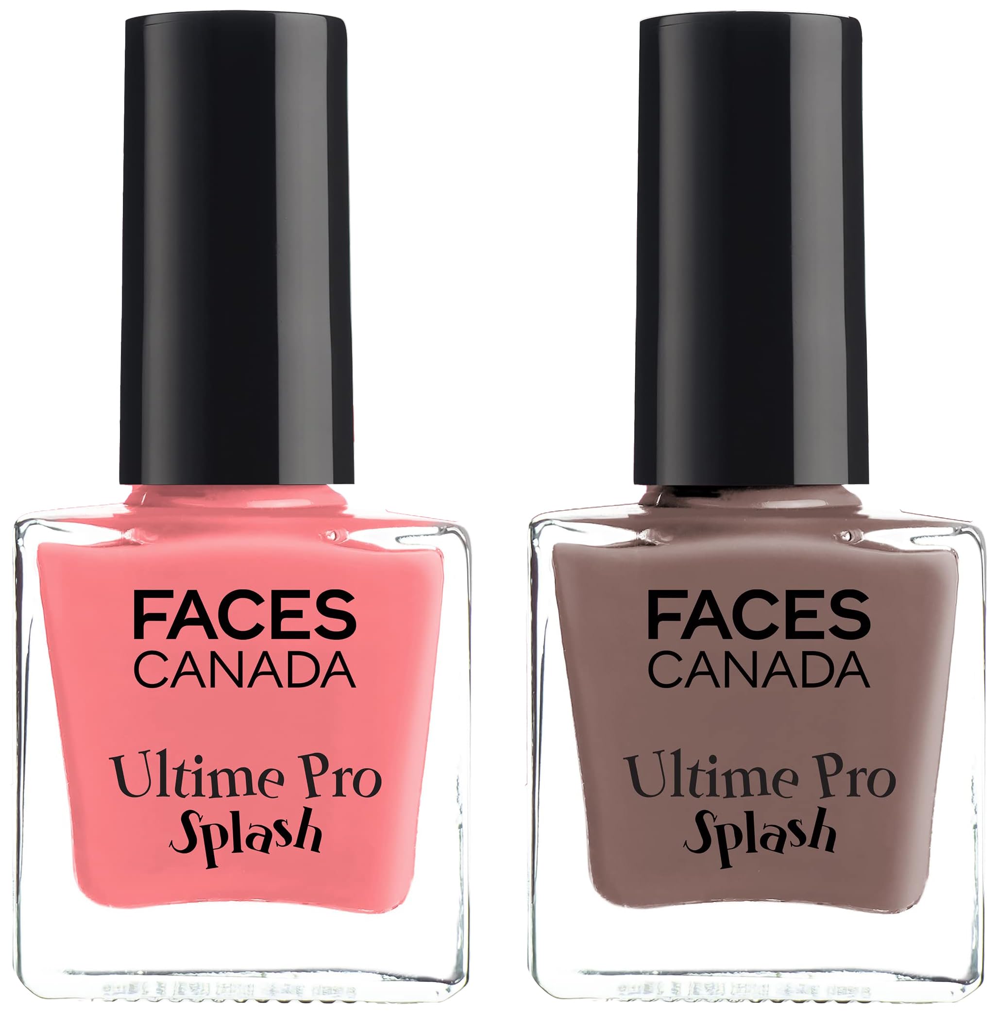 FACESCANADA Ultime Pro Splash Glossy Finish Nail Enamel-Ballerina 201 (8Ml) & Ultime Pro Splash Glossy Nail Enamel-Nutty 32 (8Ml)-image-7