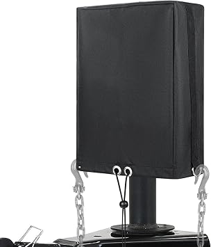 Universal Camper Jack Protective Cover, RV Electric Tongue Jack Cover, Waterproof Travel Trailer Accessory for Outside