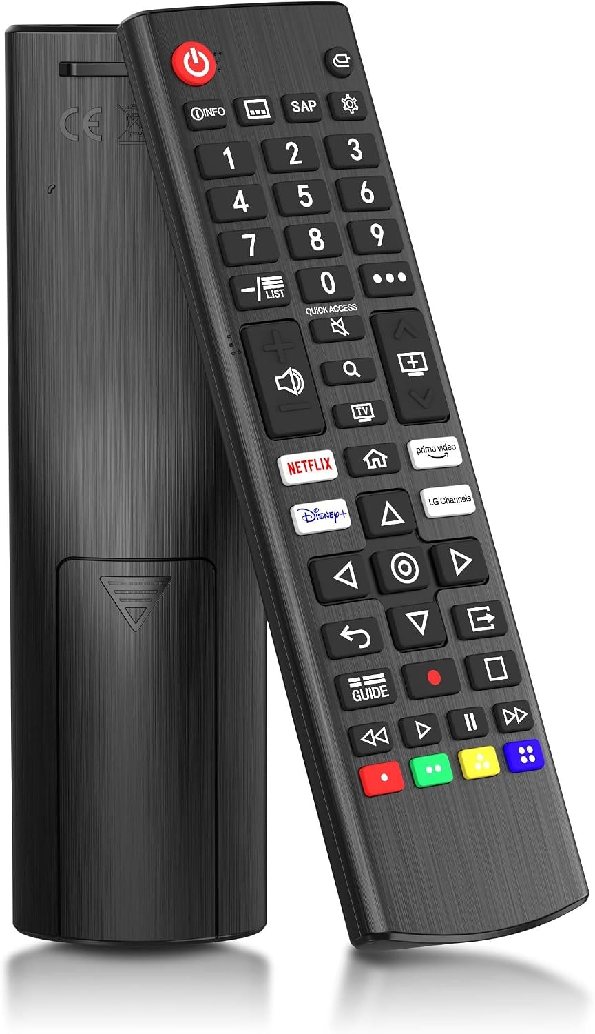 Universal Remote Control for LG Smart TV, Replacement for All LG OLED LCD LED HDTV 3D 4K Smart TV with Prime Video, Disney Plus, Netflix, lg Channels Buttons