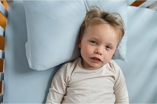 Miniatura 4 de Pobibaby - Paquete de 2 fundas de almohada de alta calidad para niños pequeños - Tejido de jersey ultrasuave - Almohada para cuna, almohada para
