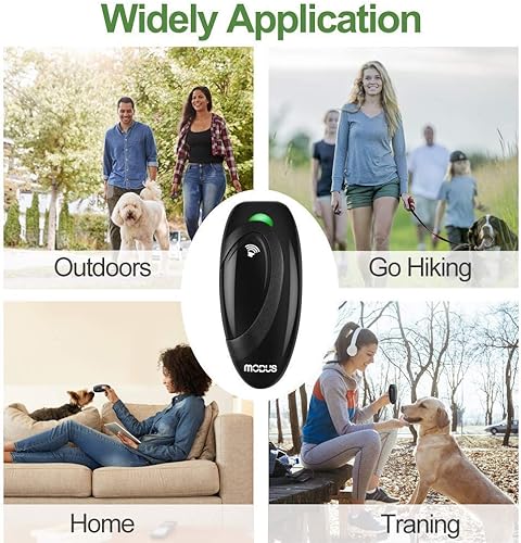 Miniatura 7 de MODUS Dispositivo antiladridos, dispositivo de control ultrasónico de ladridos, ayuda de entrenamiento para perros con rango de control de hasta