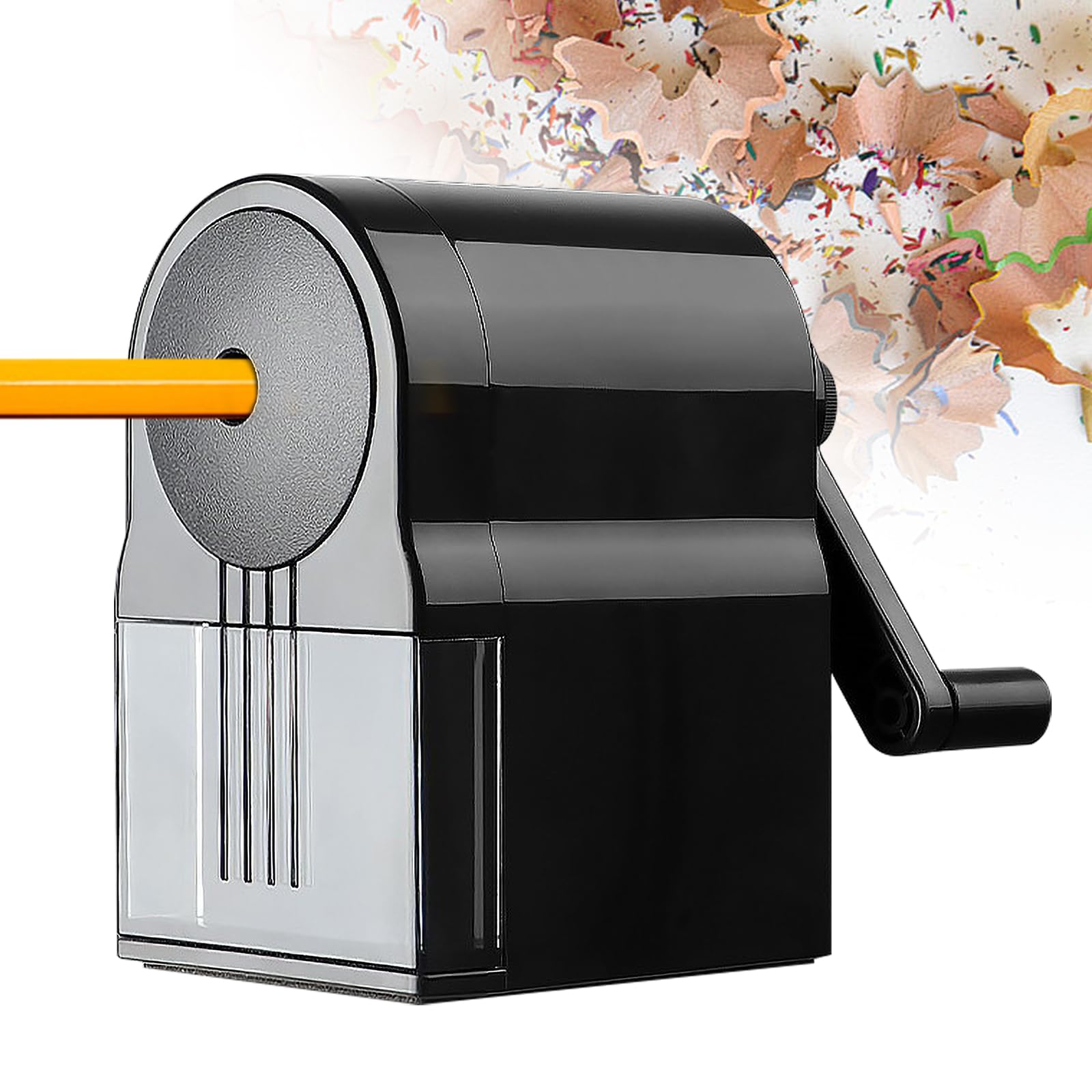 Temperamatite: Temperamatite Manuale, Temperamatite Manovella Con