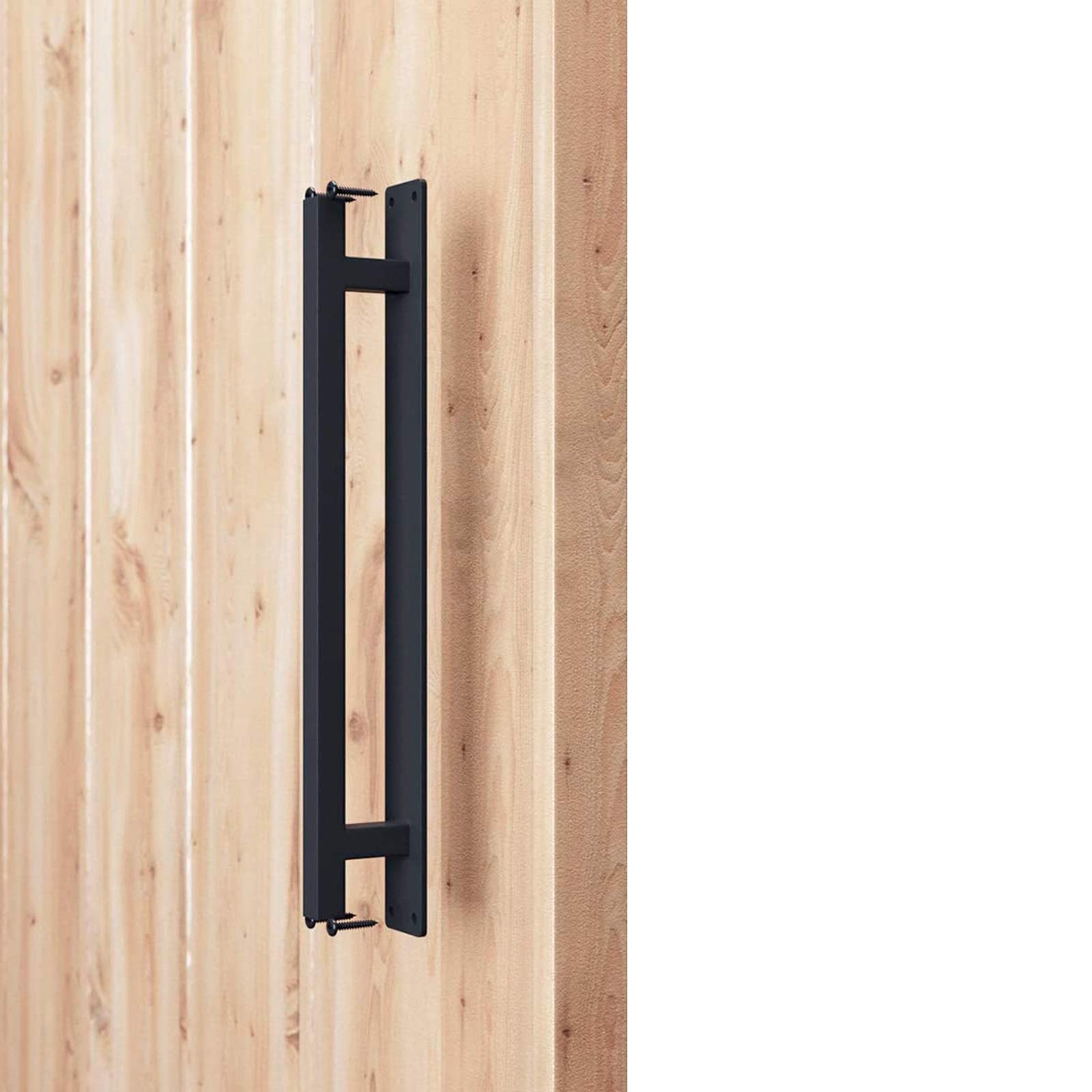 Poignée de porte robuste anti-blocage pour grande porte coulissante en bois 12"