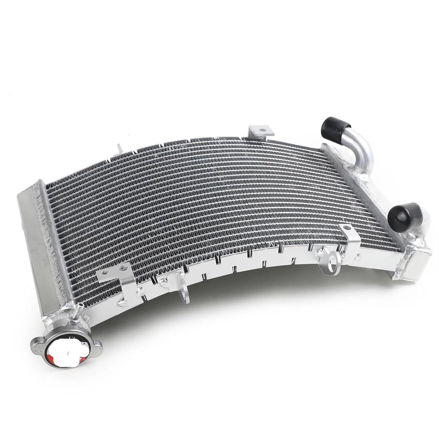 BIKINGBOY Engine Cooling Radiator Compatible with Triumph Street Triple 675 / R 08 09 10 11 12 13 14 15 16 17 18 Water Cooler Aluminium Core(13-18)