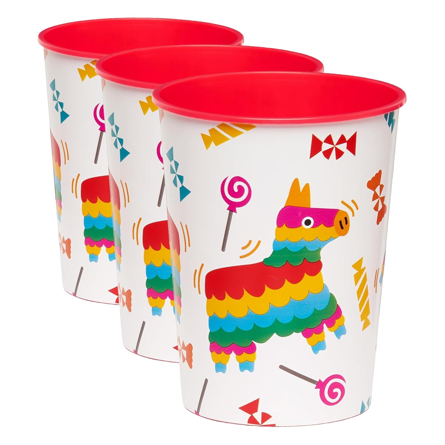 American Greetings 36-Count Paper Dessert Plates, Fiesta Party Supplies