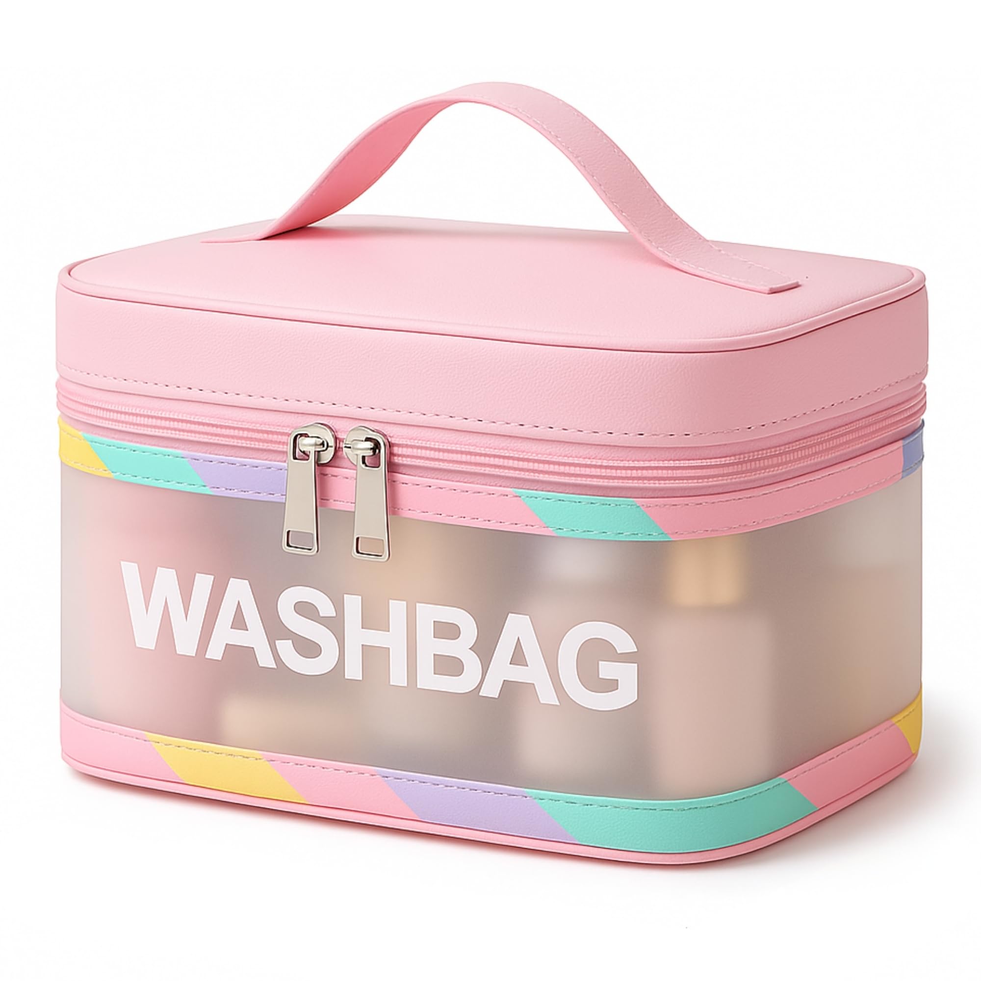 Washbag Kit for Travelling - Pink-image-8