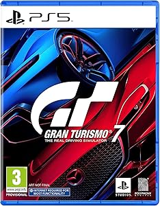 Sony, Gran Turismo 7 pour PlayStation 5, Jeu de Course et Simulation, Édition Standard, Retour Haptique & Audio 3D, Version Physique avec CD, En Français, Multijoueur en Ligne, En Français, PEGI 3
